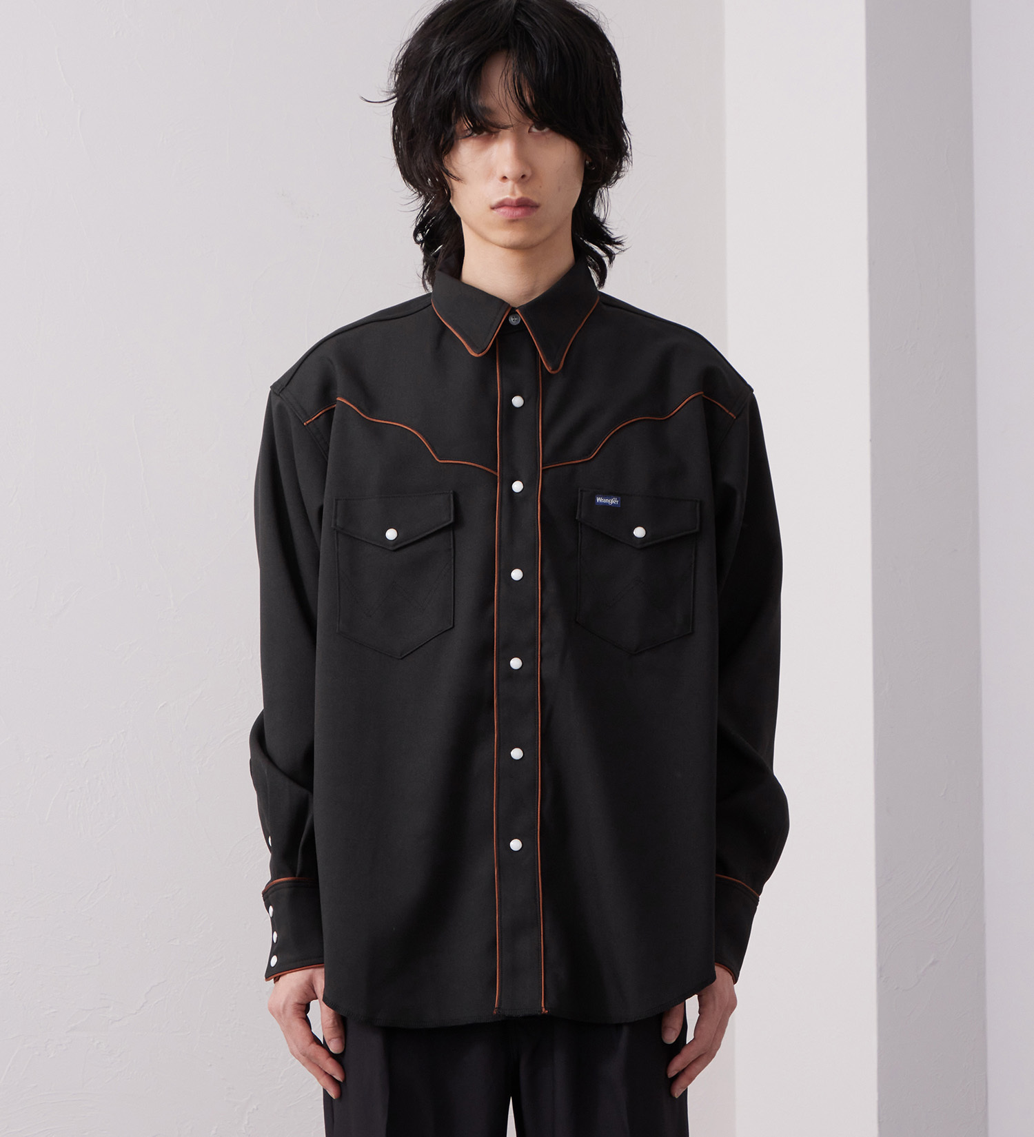 Wrangler(ラングラー)の127MW WRANGLER WRANCHER/ランチャーウエスタンシャツ【セットアップ対応】|トップス/シャツ/ブラウス/メンズ|ブラック