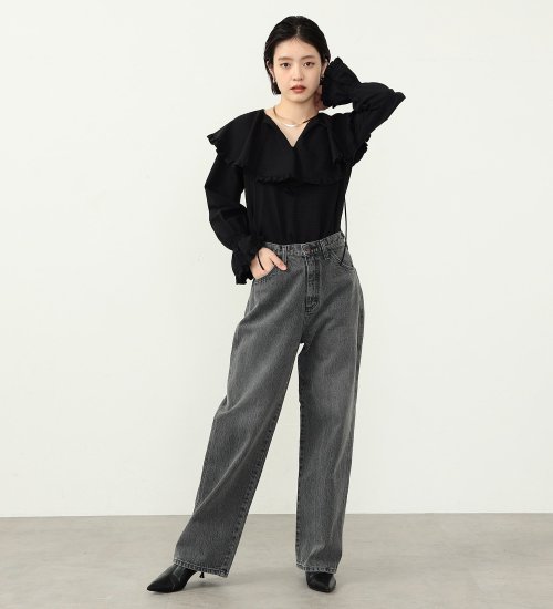 ラングラー Wrangler for woman テーパードジーンズ デニムパンツ レディースM(w26) /eaa325132