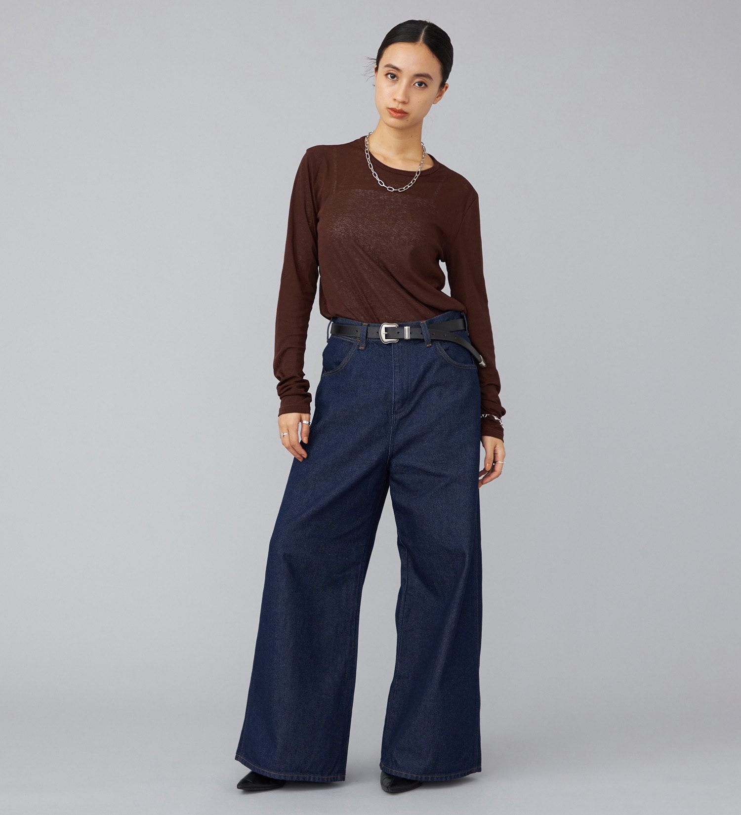 Wrangler(ラングラー)の【US ORIGINAL】ワイドジーンズ|パンツ/デニムパンツ/レディース|インディゴブルー