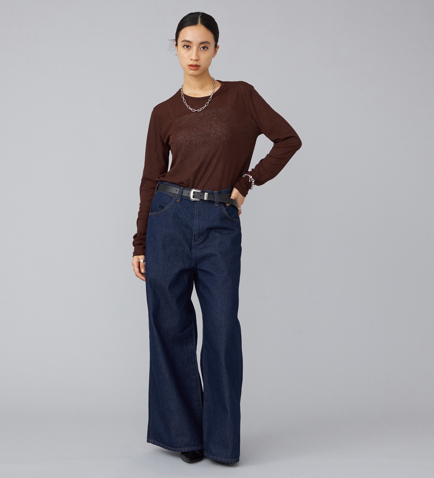Wrangler(ラングラー)の【US ORIGINAL】ワイドジーンズ|パンツ/デニムパンツ/レディース|インディゴブルー