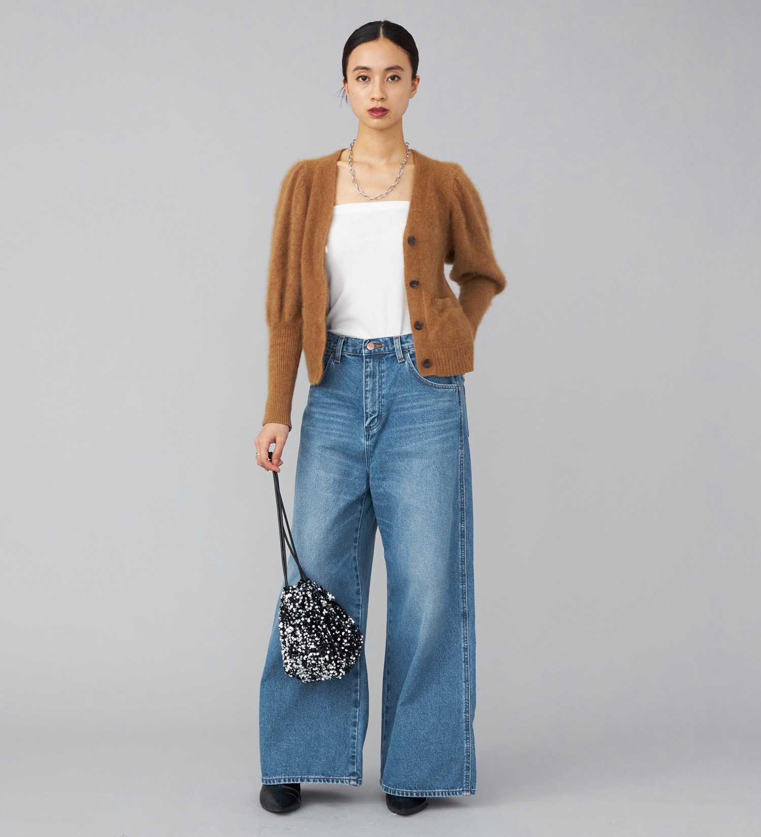 Wrangler(ラングラー)の【US ORIGINAL】ワイドジーンズ|パンツ/デニムパンツ/レディース|中色ブルー