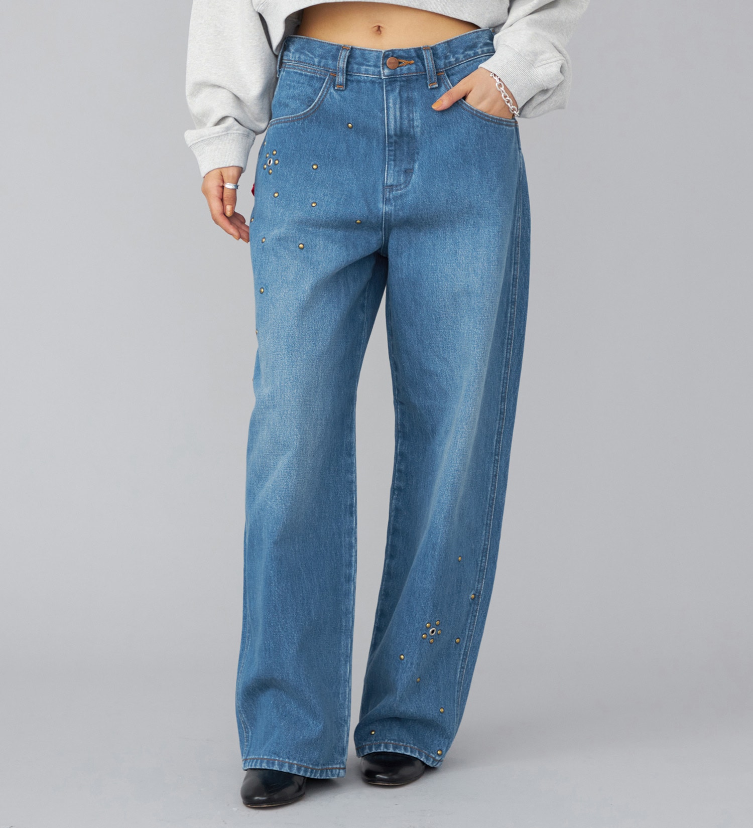 Wrangler(ラングラー)の【試着対象】【US ORIGINAL】バレルジーンズ|パンツ/デニムパンツ/レディース|中色ブルー