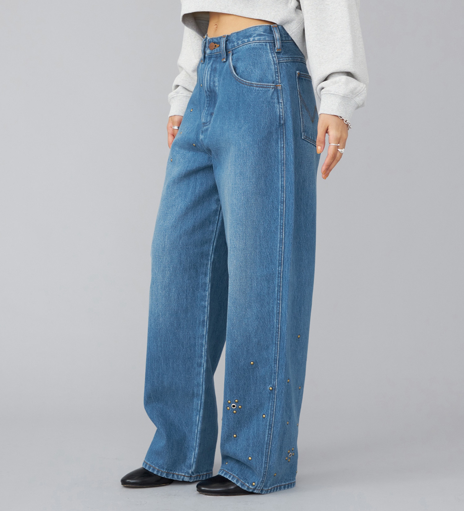 Wrangler(ラングラー)の【試着対象】【US ORIGINAL】バレルジーンズ|パンツ/デニムパンツ/レディース|中色ブルー