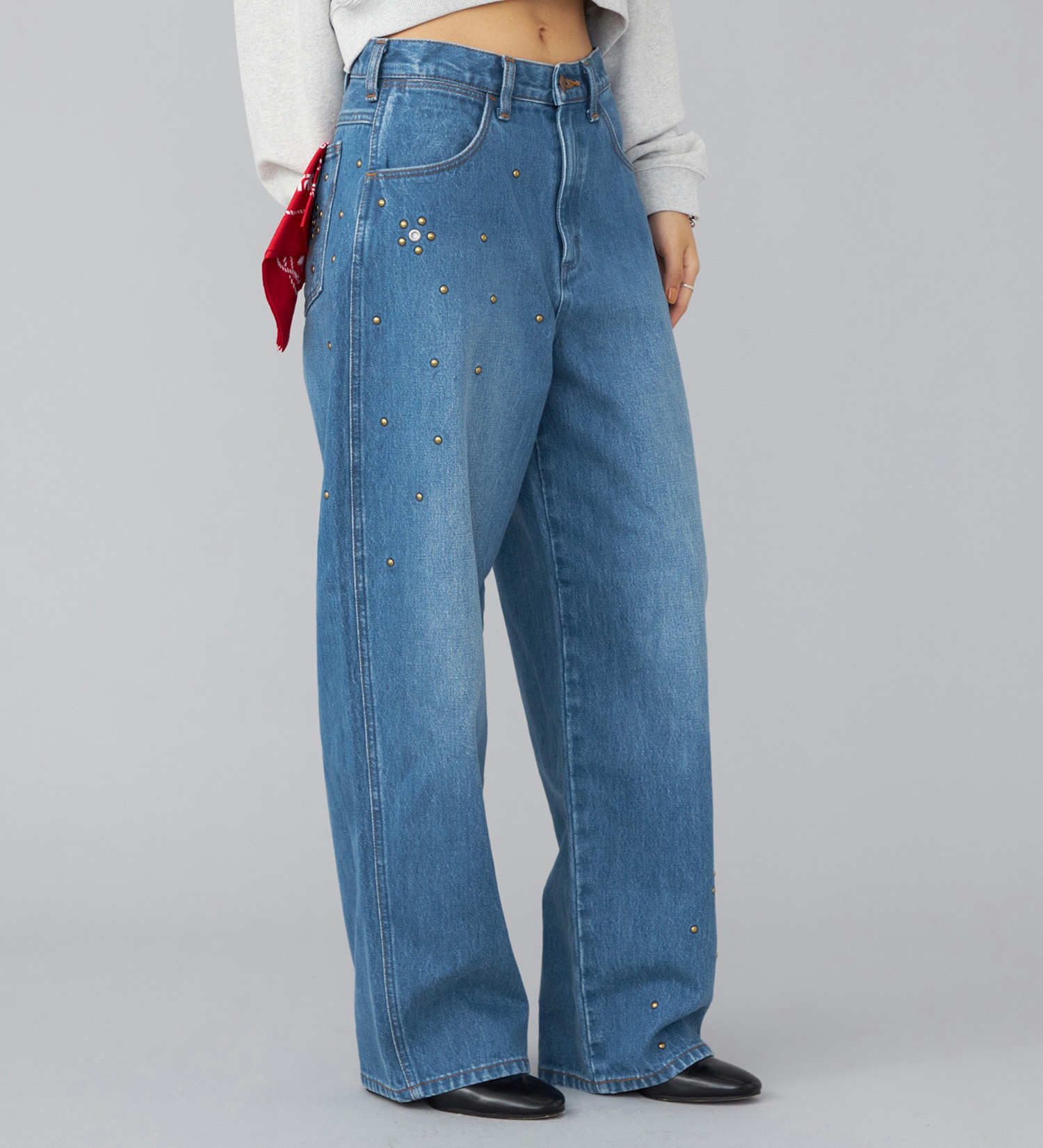 Wrangler(ラングラー)の【試着対象】【US ORIGINAL】バレルジーンズ|パンツ/デニムパンツ/レディース|中色ブルー