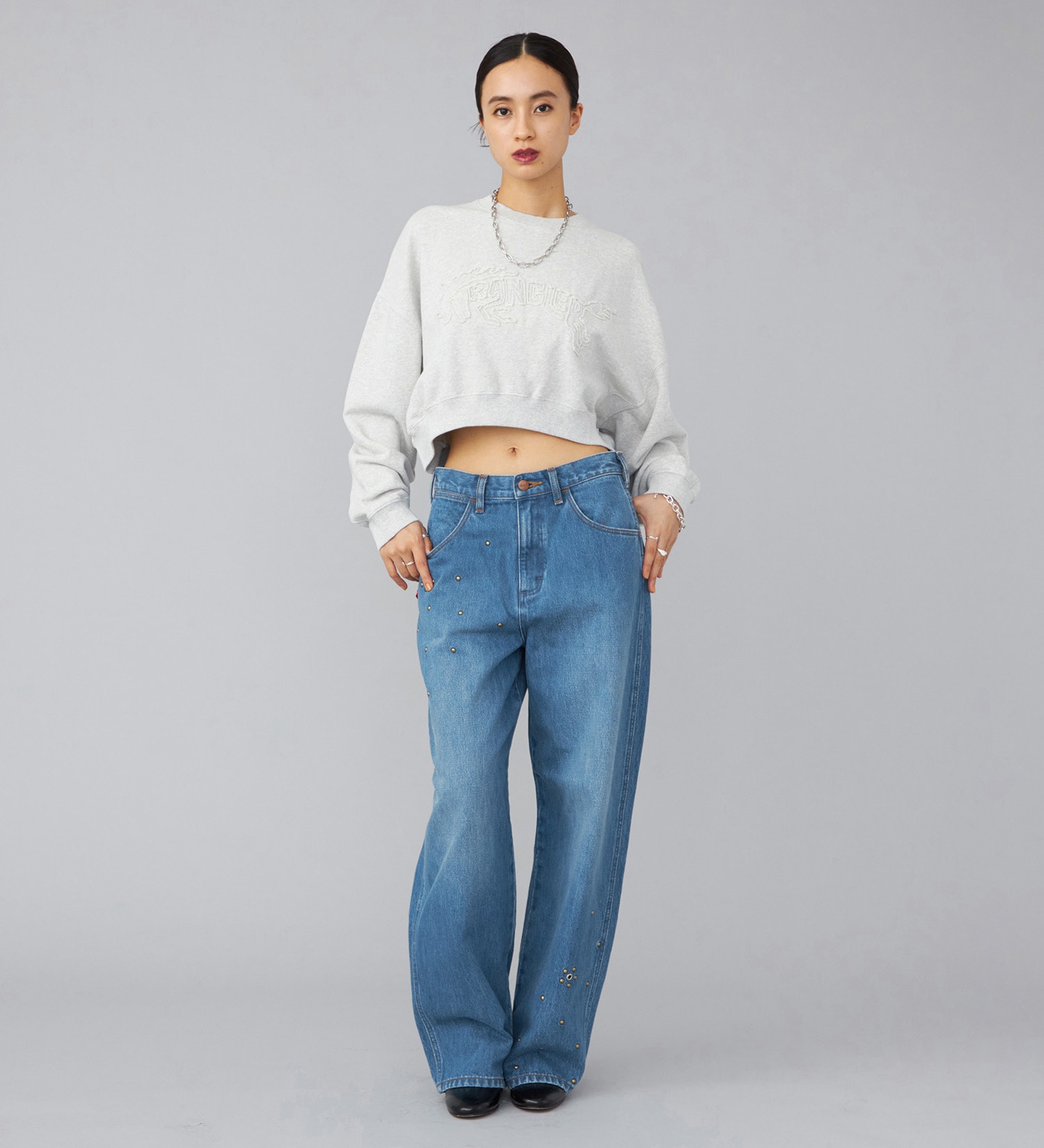 Wrangler(ラングラー)の【試着対象】【US ORIGINAL】バレルジーンズ|パンツ/デニムパンツ/レディース|中色ブルー