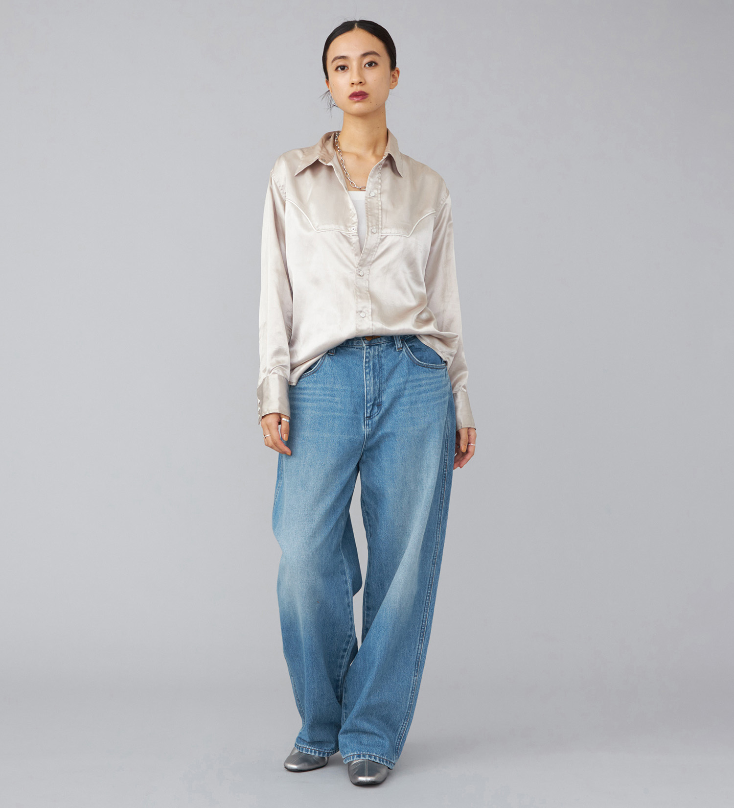 Wrangler(ラングラー)の【試着対象】【US ORIGINAL】バレルジーンズ|パンツ/デニムパンツ/レディース|淡色ブルー