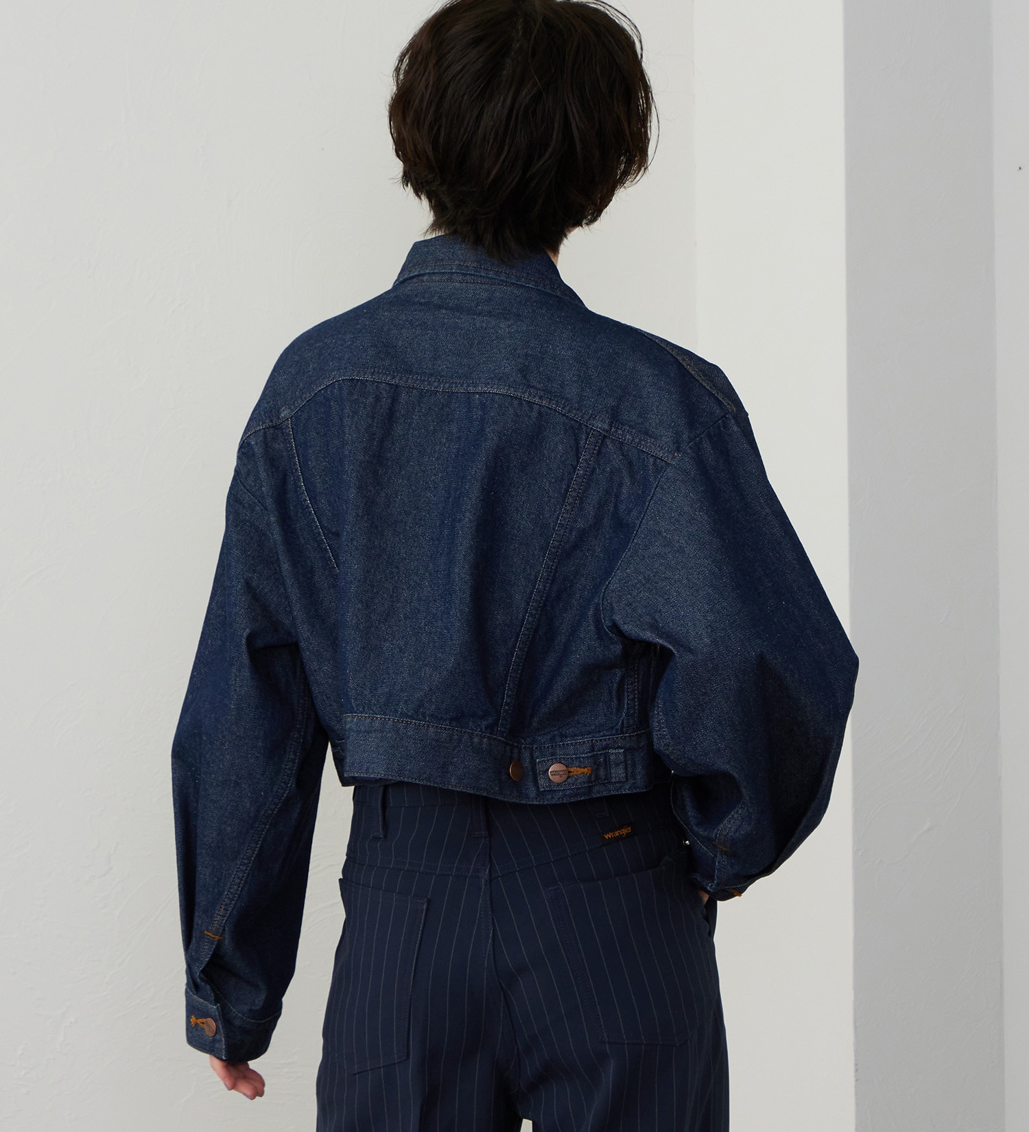 Wrangler(ラングラー)の【US ORIGINAL】オーバーサイズ ボーイズジャケット|ジャケット/アウター/デニムジャケット/レディース|インディゴブルー