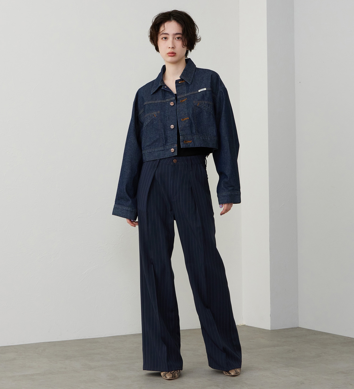 Wrangler(ラングラー)の【US ORIGINAL】オーバーサイズ ボーイズジャケット|ジャケット/アウター/デニムジャケット/レディース|インディゴブルー