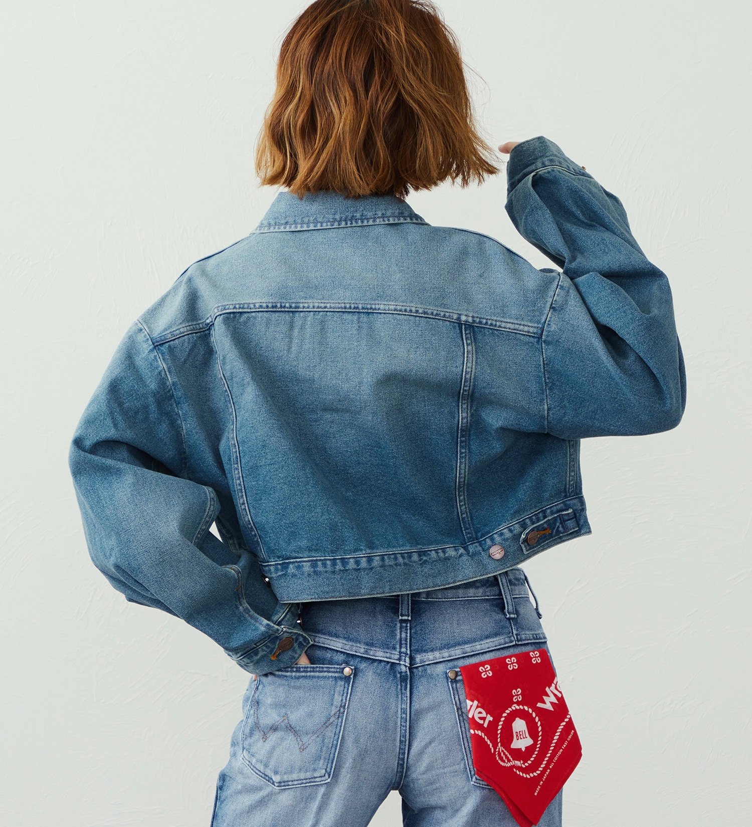 Wrangler(ラングラー)の【US ORIGINAL】オーバーサイズ ボーイズジャケット|ジャケット/アウター/デニムジャケット/レディース|中色ブルー