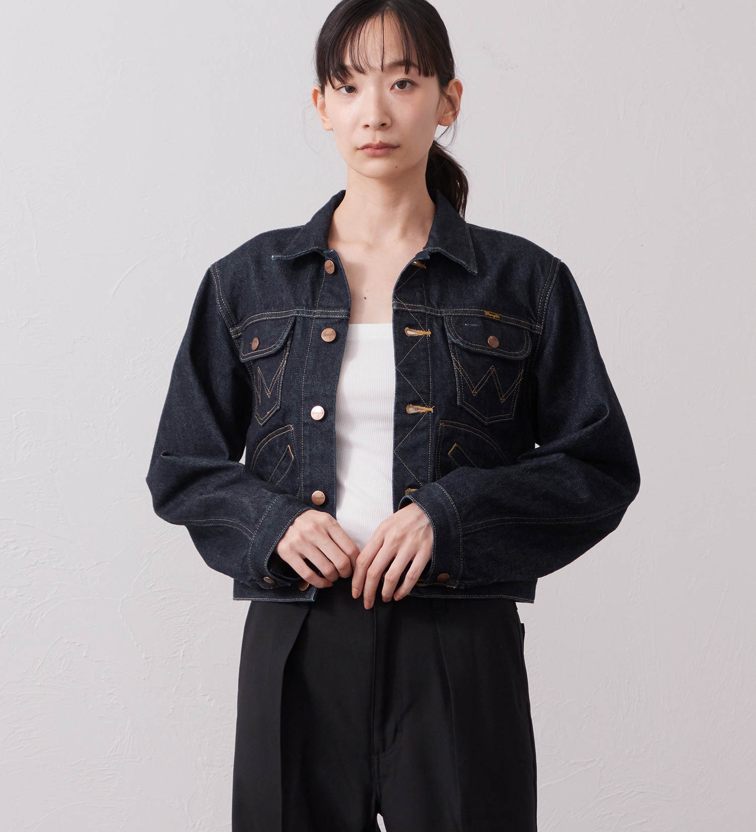 Wrangler(ラングラー)のWrangler YOUTH JACKET / ユースデニムジャケット|ジャケット/アウター/デニムジャケット/レディース|インディゴブルー