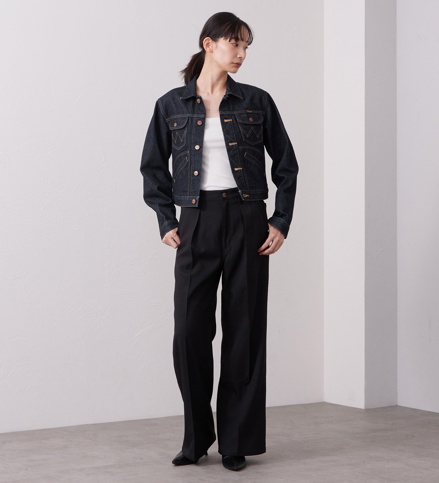 Wrangler(ラングラー)のWrangler YOUTH JACKET / ユースデニムジャケット|ジャケット/アウター/デニムジャケット/レディース|インディゴブルー
