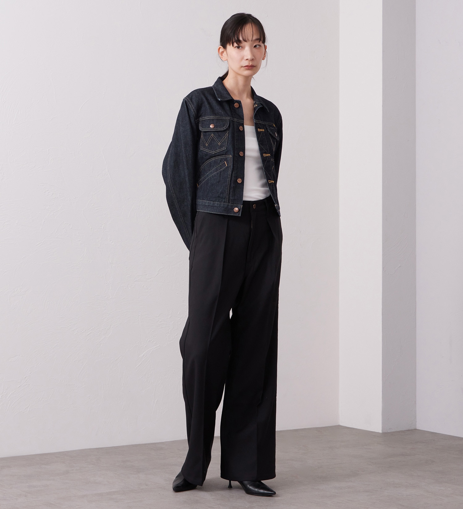 Wrangler(ラングラー)のWrangler YOUTH JACKET / ユースデニムジャケット|ジャケット/アウター/デニムジャケット/レディース|インディゴブルー