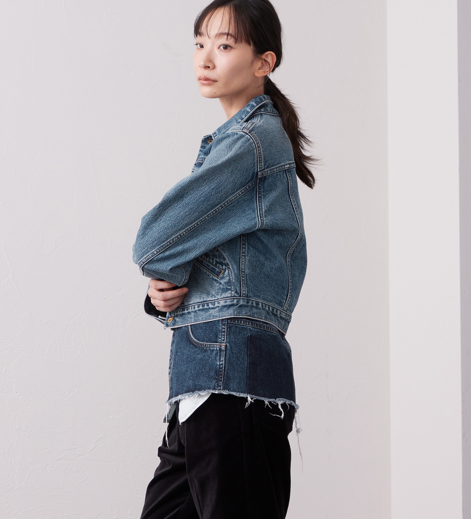 Wrangler(ラングラー)のWrangler YOUTH JACKET / ユースデニムジャケット|ジャケット/アウター/デニムジャケット/レディース|中色ブルー