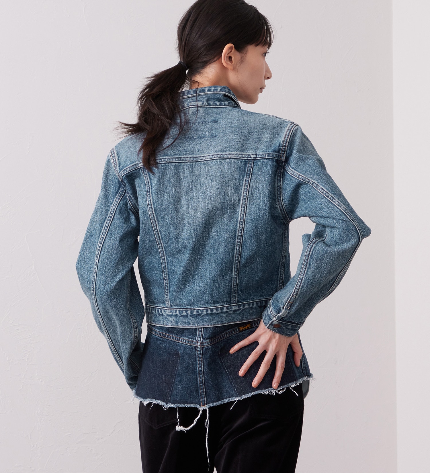 Wrangler(ラングラー)のWrangler YOUTH JACKET / ユースデニムジャケット|ジャケット/アウター/デニムジャケット/レディース|中色ブルー
