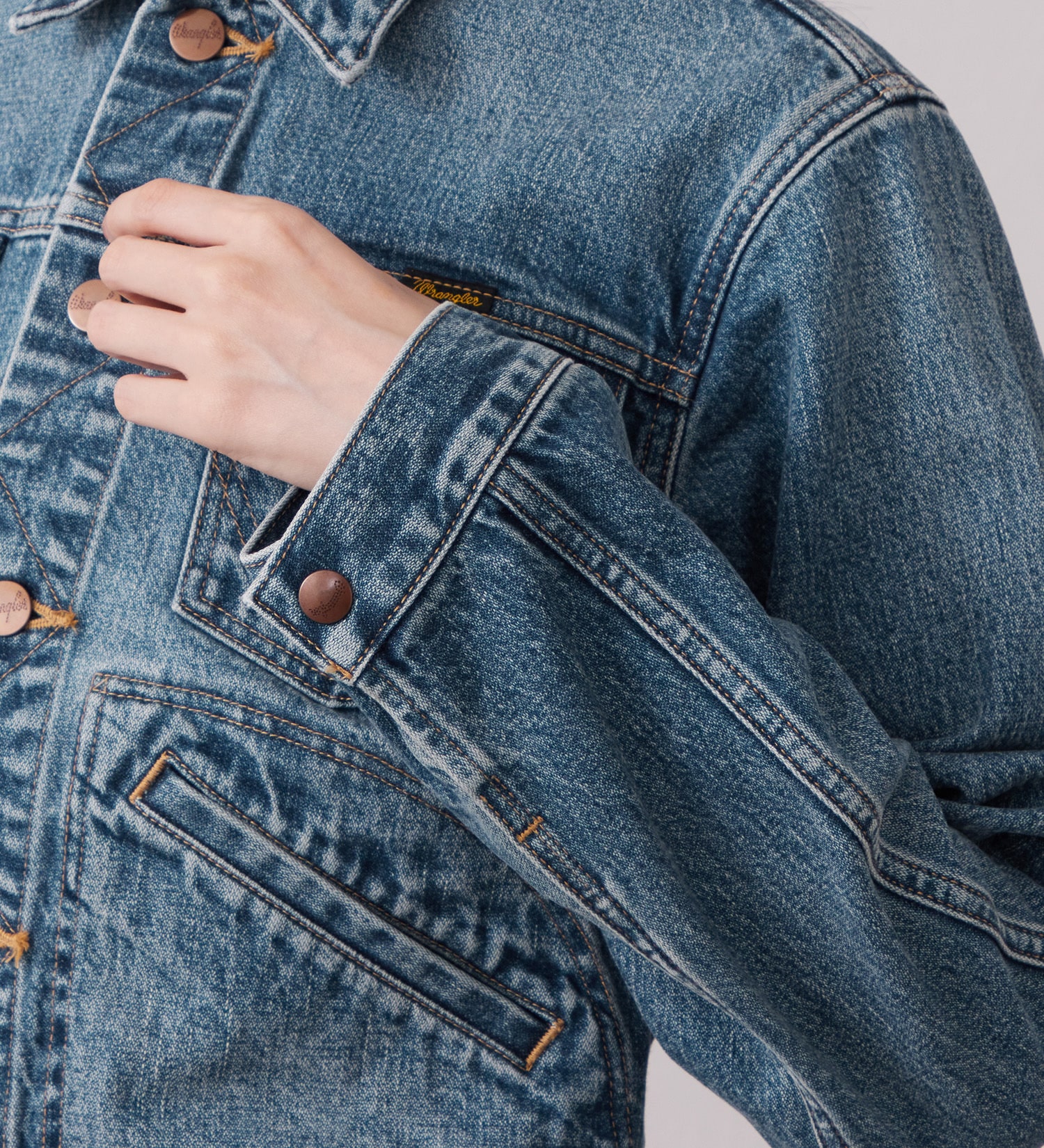 Wrangler(ラングラー)のWrangler YOUTH JACKET / ユースデニムジャケット|ジャケット/アウター/デニムジャケット/レディース|中色ブルー