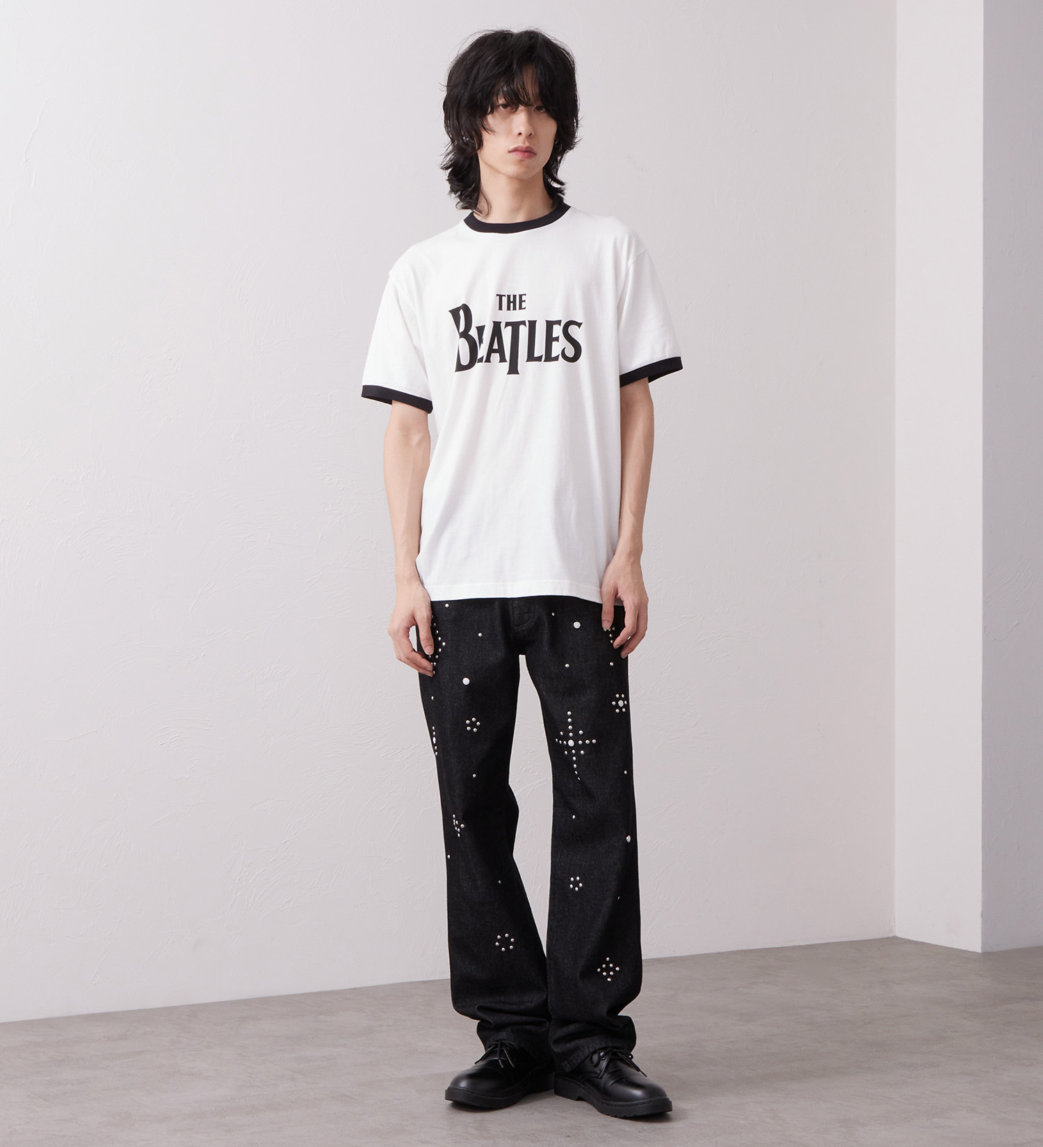 Wrangler(ラングラー)の13MWZ ストレートジーンズ スタッズ【US ORIGINAL】|パンツ/デニム/ジーンズパンツ/メンズ|ブラックデニム