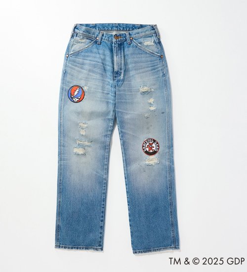 Grateful Dead x Wrangler 13MWZ WREMAKE DENIM PANTS