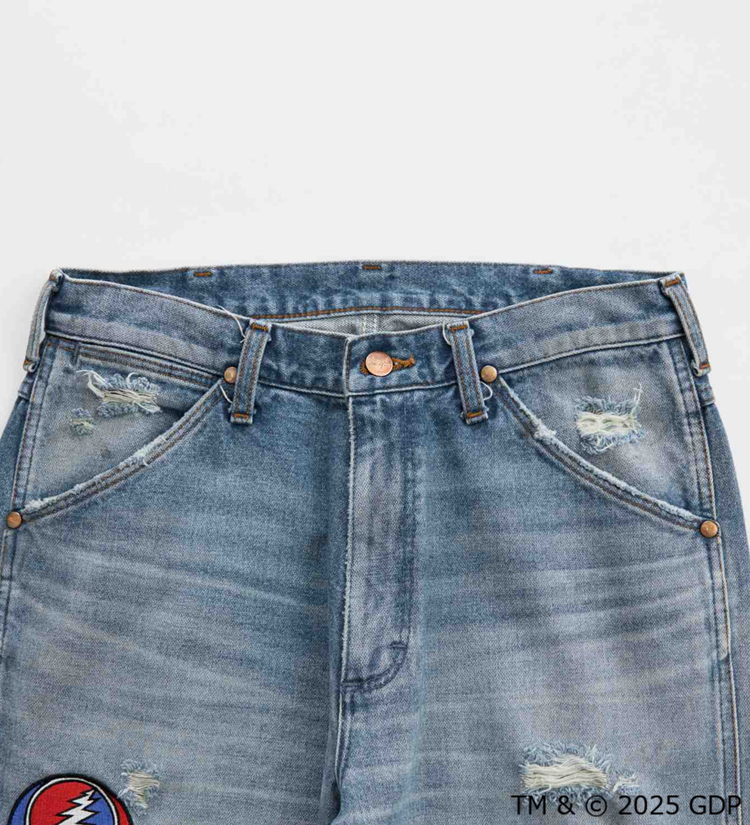 Wrangler(ラングラー)のGrateful Dead x Wrangler 13MWZ WREMAKE DENIM PANTS|パンツ/デニム/ジーンズパンツ/メンズ|中色ブルー