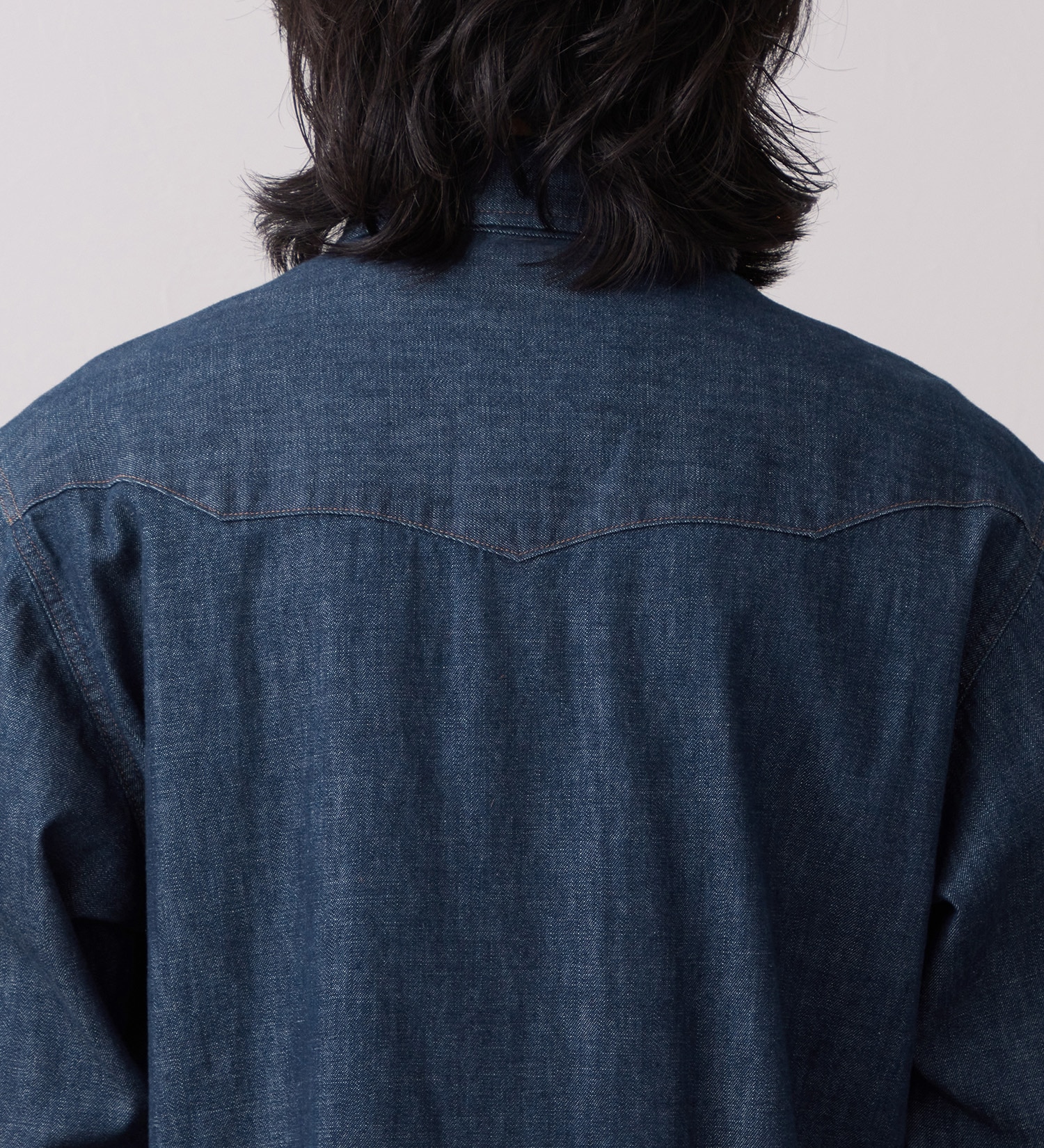 Wrangler(ラングラー)の27MW ウエスタンデニムシャツ スタッズ【US ORIGINAL】|トップス/シャツ/ブラウス/メンズ|インディゴブルー