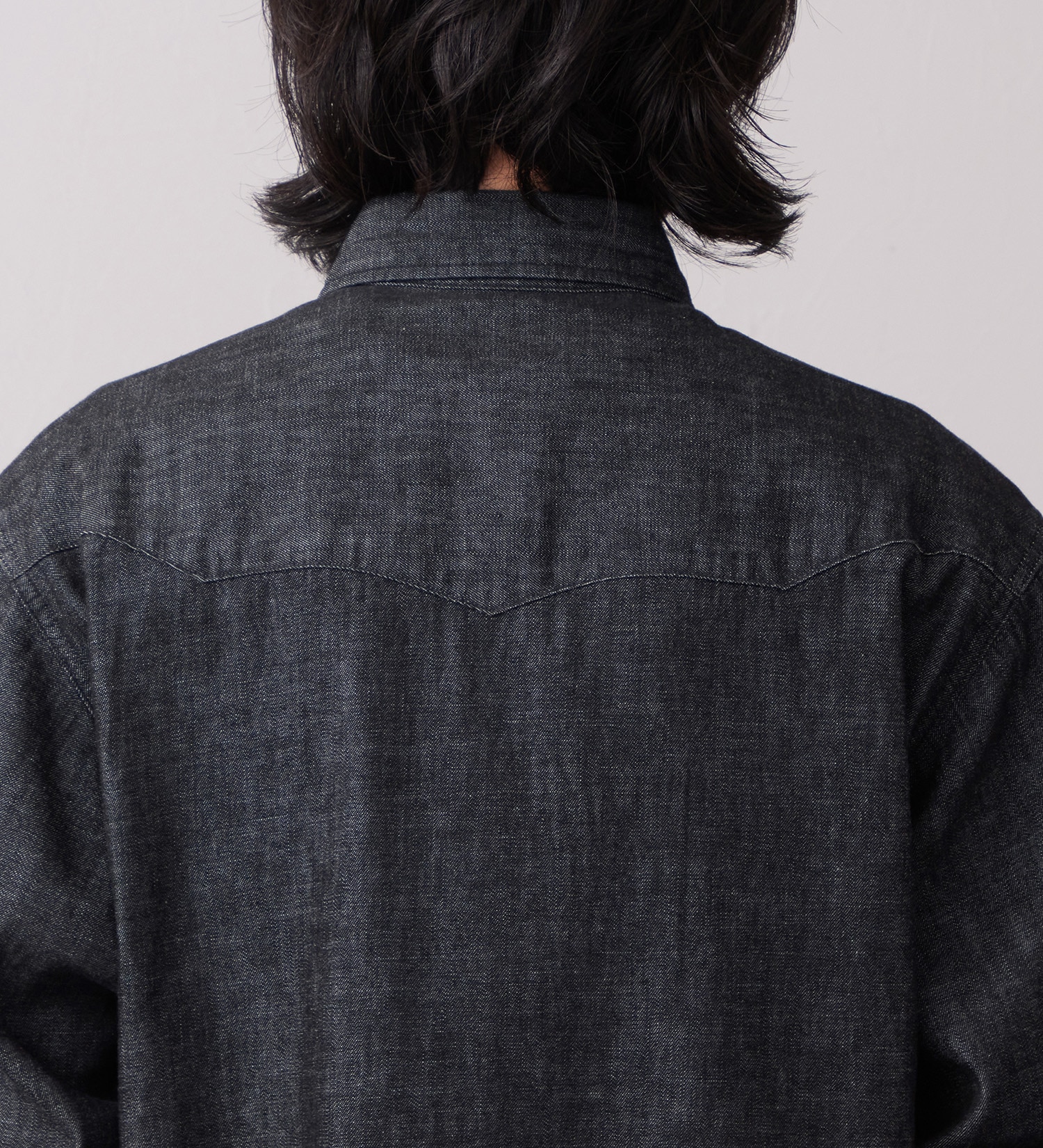 Wrangler(ラングラー)の27MW ウエスタンデニムシャツ スタッズ【US ORIGINAL】|トップス/シャツ/ブラウス/メンズ|ブラックデニム