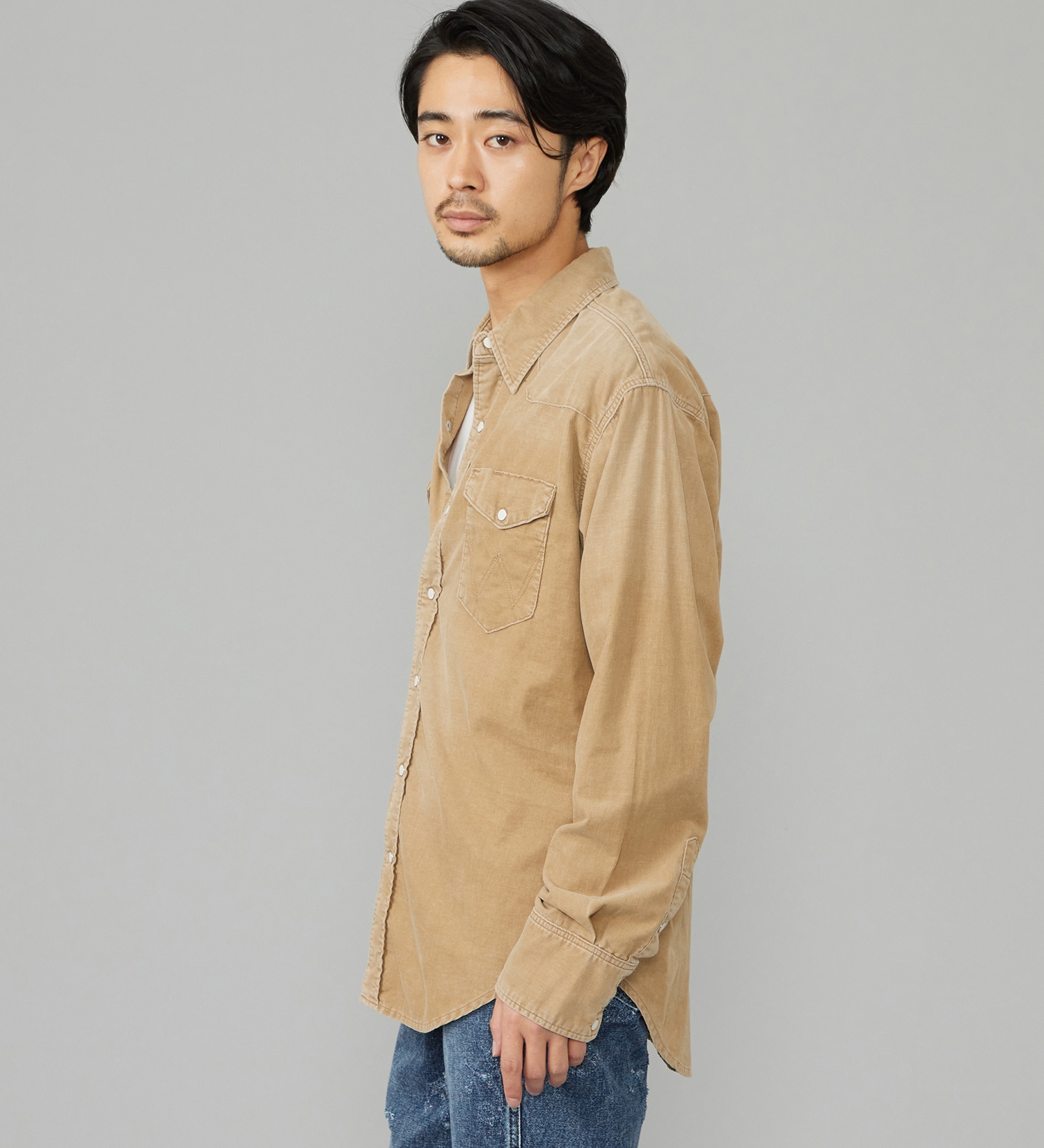 Wrangler(ラングラー)のウエスタンコーデュロイシャツ【US ORIGINAL/セットアップ可】|トップス/シャツ/ブラウス/メンズ|ブラウン