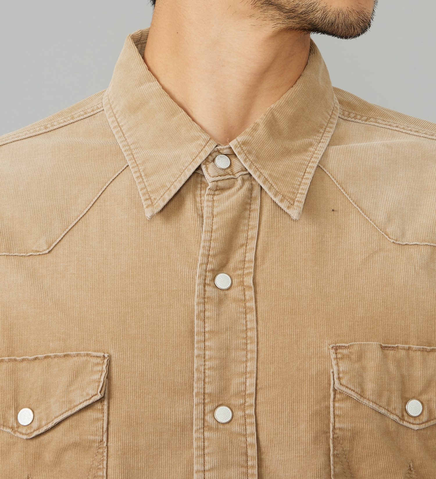 Wrangler(ラングラー)のウエスタンコーデュロイシャツ【US ORIGINAL/セットアップ可】|トップス/シャツ/ブラウス/メンズ|ブラウン