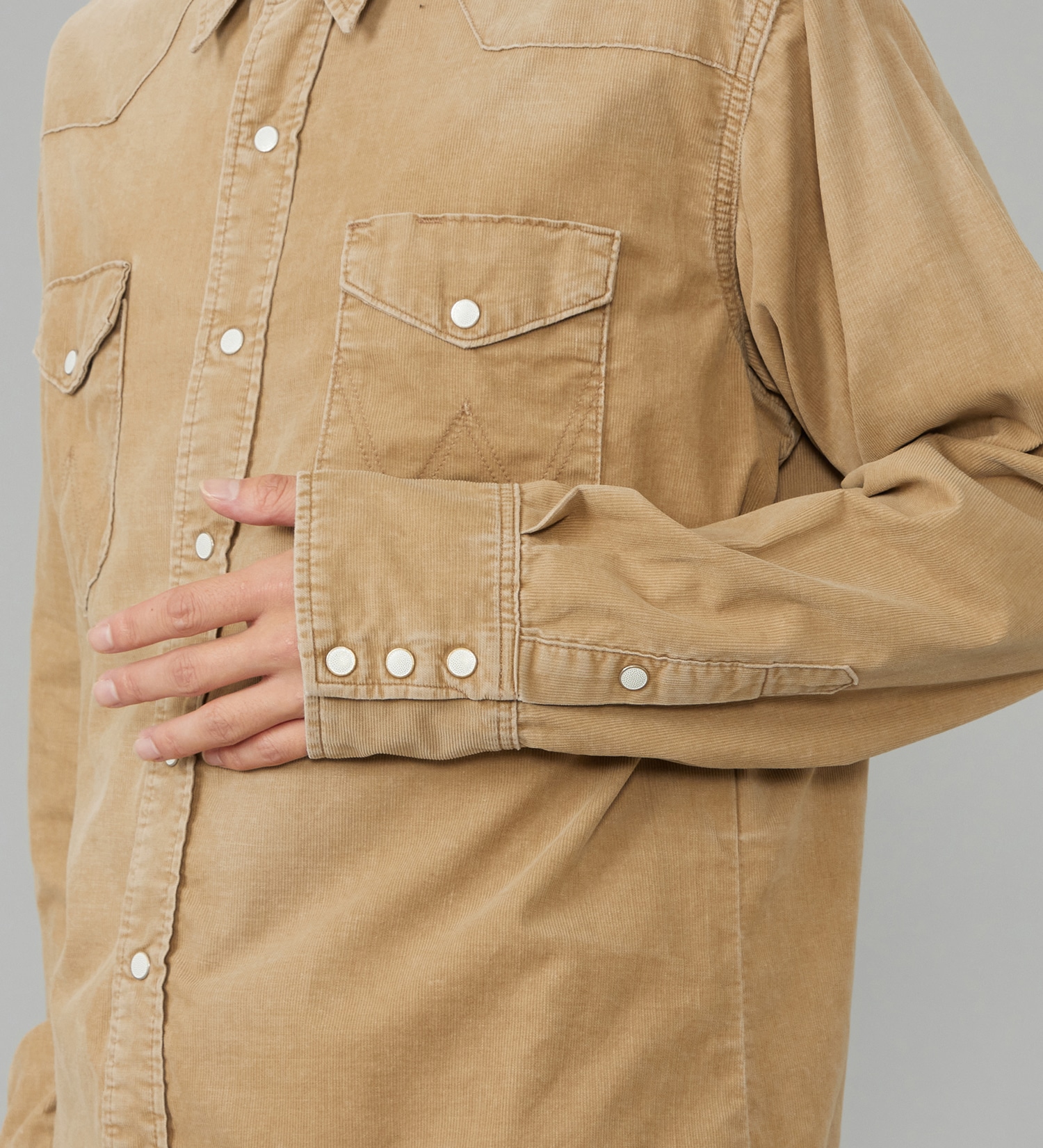Wrangler(ラングラー)のウエスタンコーデュロイシャツ【US ORIGINAL/セットアップ可】|トップス/シャツ/ブラウス/メンズ|ブラウン