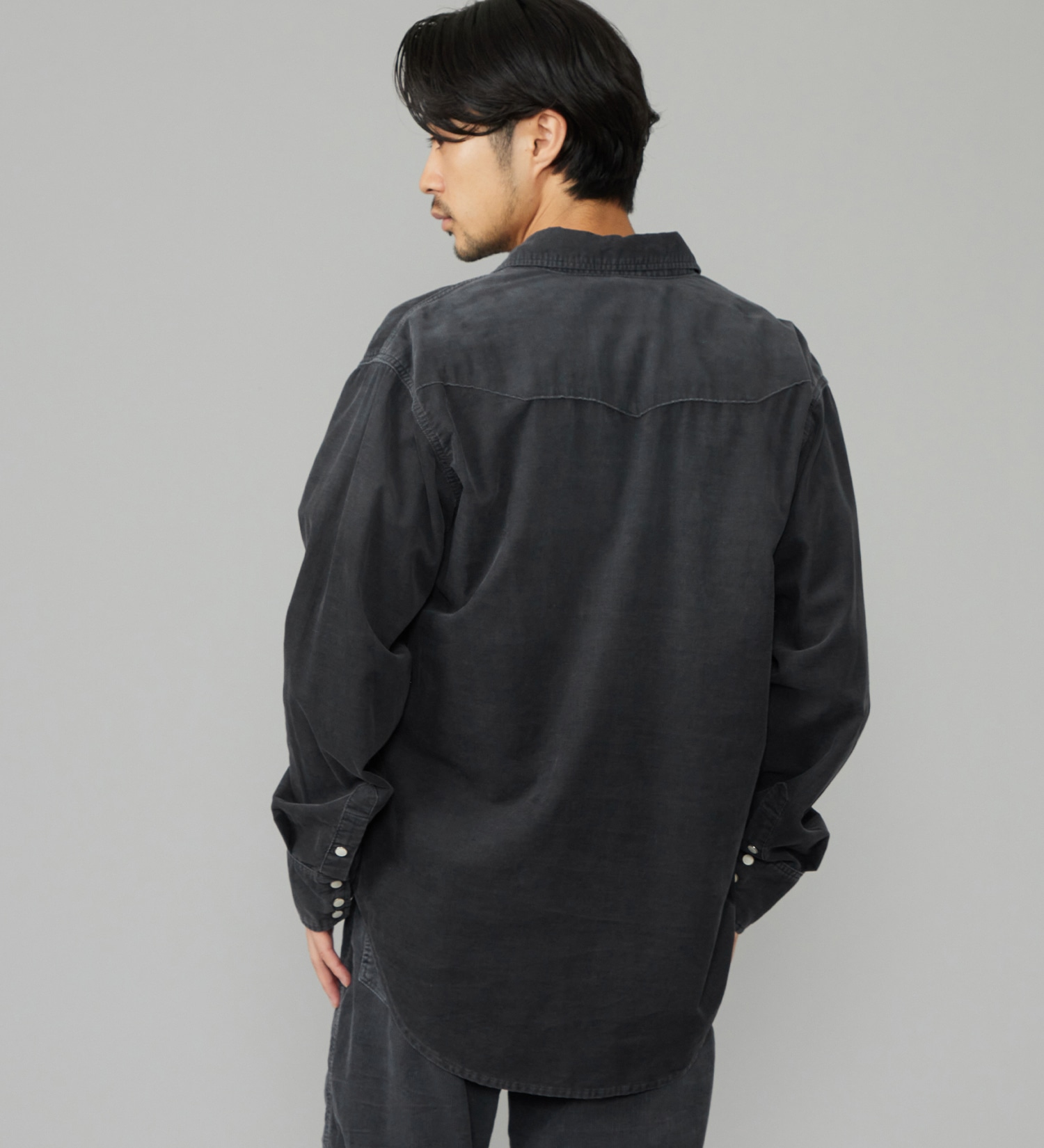 Wrangler(ラングラー)のウエスタンコーデュロイシャツ【US ORIGINAL/セットアップ可】|トップス/シャツ/ブラウス/メンズ|ブラック