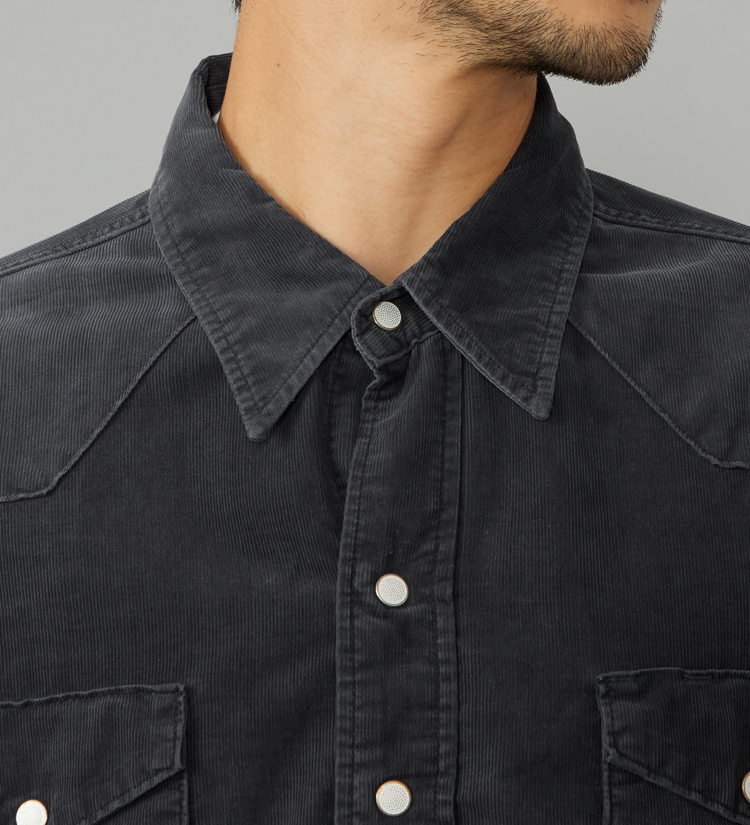 Wrangler(ラングラー)のウエスタンコーデュロイシャツ【US ORIGINAL/セットアップ可】|トップス/シャツ/ブラウス/メンズ|ブラック