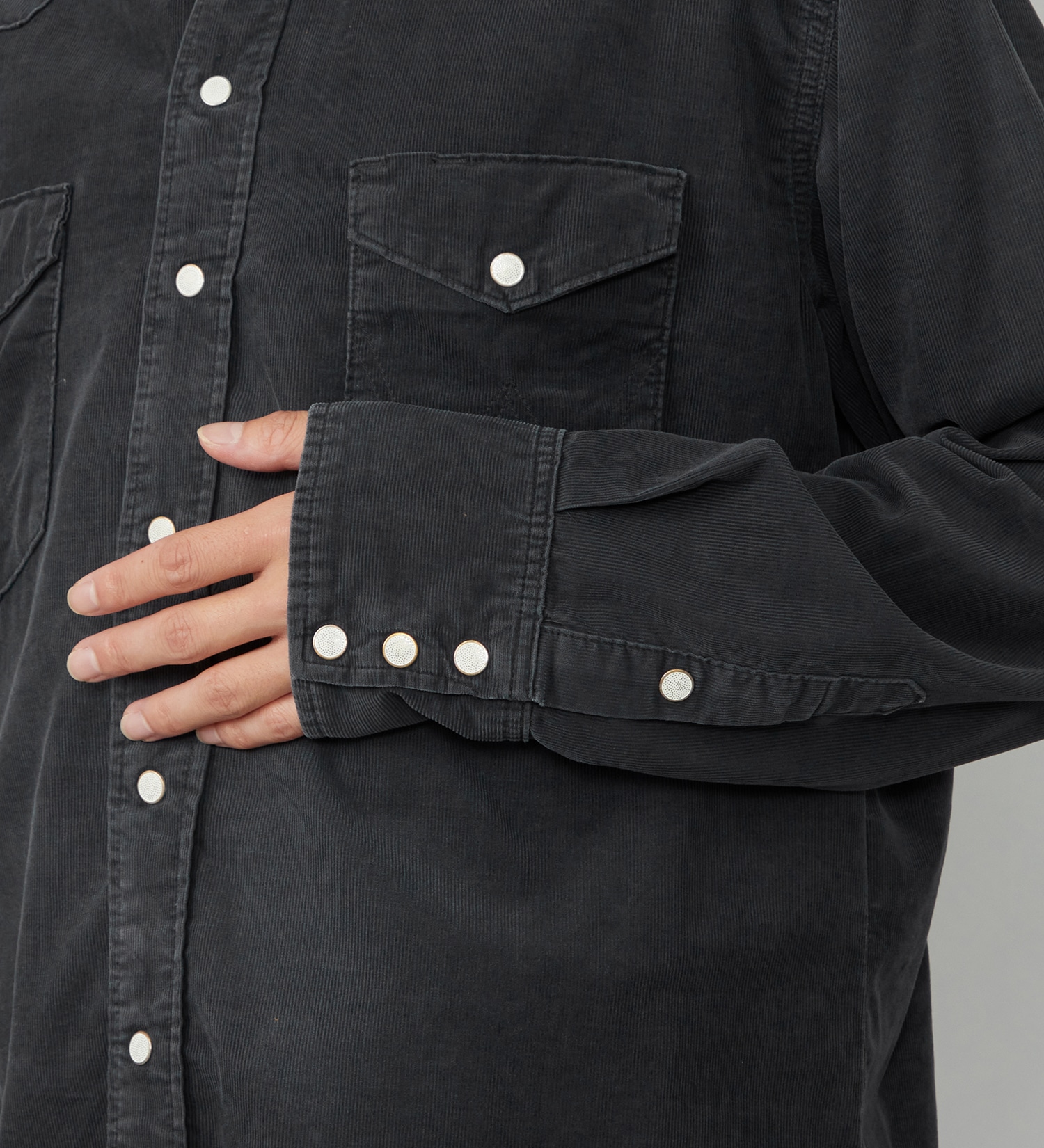 Wrangler(ラングラー)のウエスタンコーデュロイシャツ【US ORIGINAL/セットアップ可】|トップス/シャツ/ブラウス/メンズ|ブラック