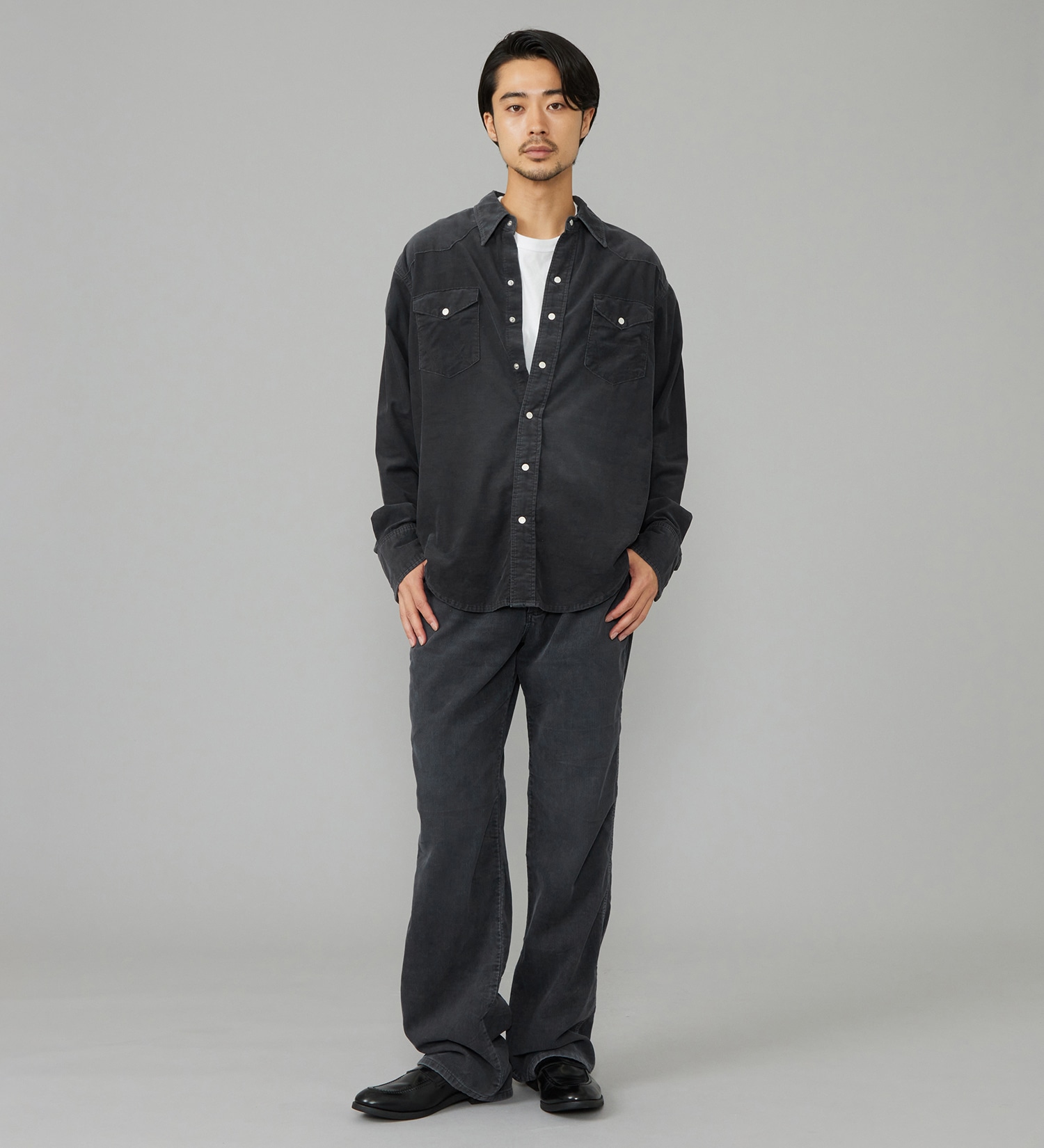 Wrangler(ラングラー)のウエスタンコーデュロイシャツ【US ORIGINAL/セットアップ可】|トップス/シャツ/ブラウス/メンズ|ブラック