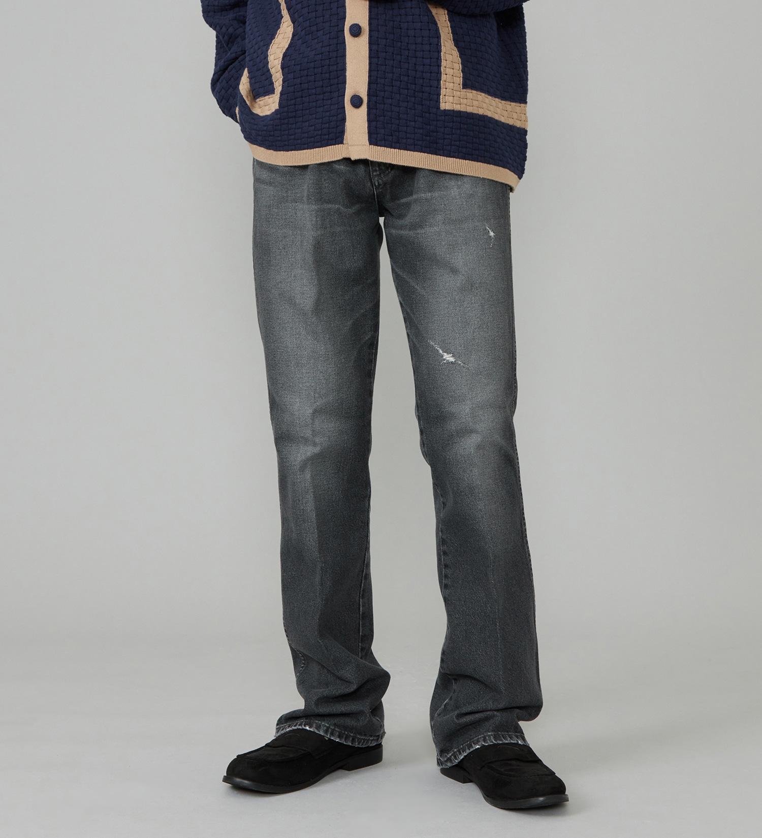Wrangler(ラングラー)の【試着対象】77MWZ フレアジーンズ【US ORIGINAL】|パンツ/デニム/ジーンズパンツ/メンズ|ブラックデニム