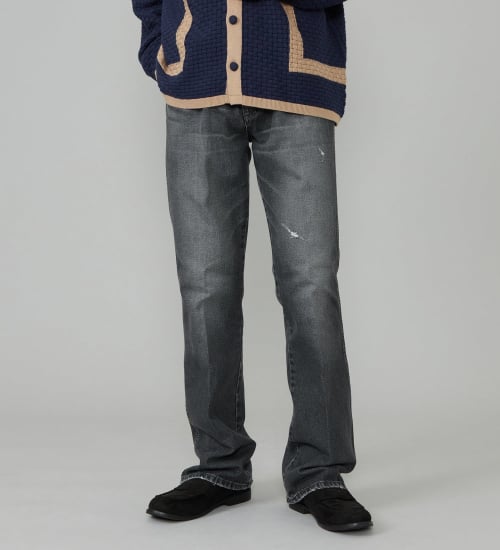 Wrangler(ラングラー)の77MWZ フレアジーンズ【US ORIGINAL】|パンツ/デニム/ジーンズパンツ/メンズ|ブラックデニム