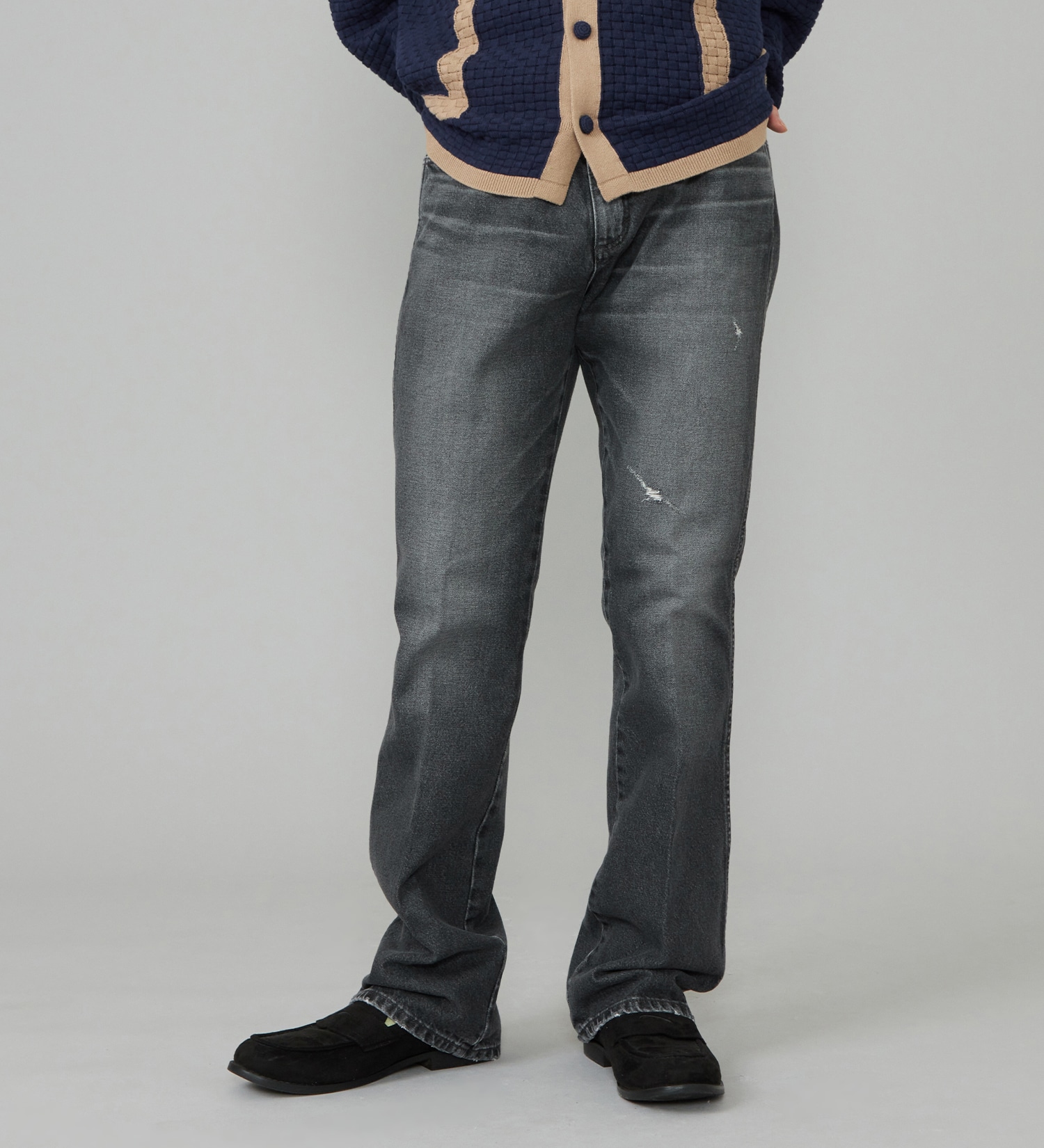Wrangler(ラングラー)の【試着対象】77MWZ フレアジーンズ【US ORIGINAL】|パンツ/デニム/ジーンズパンツ/メンズ|ブラックデニム