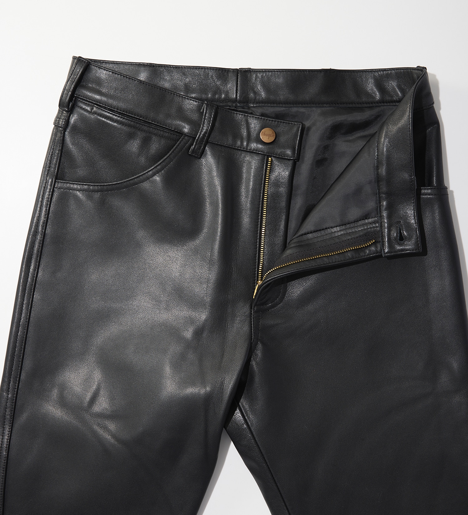 Wrangler(ラングラー)の77MWZ LEATHER【ゴートレザー】/フレアーパンツ|パンツ/パンツ/メンズ|ブラック