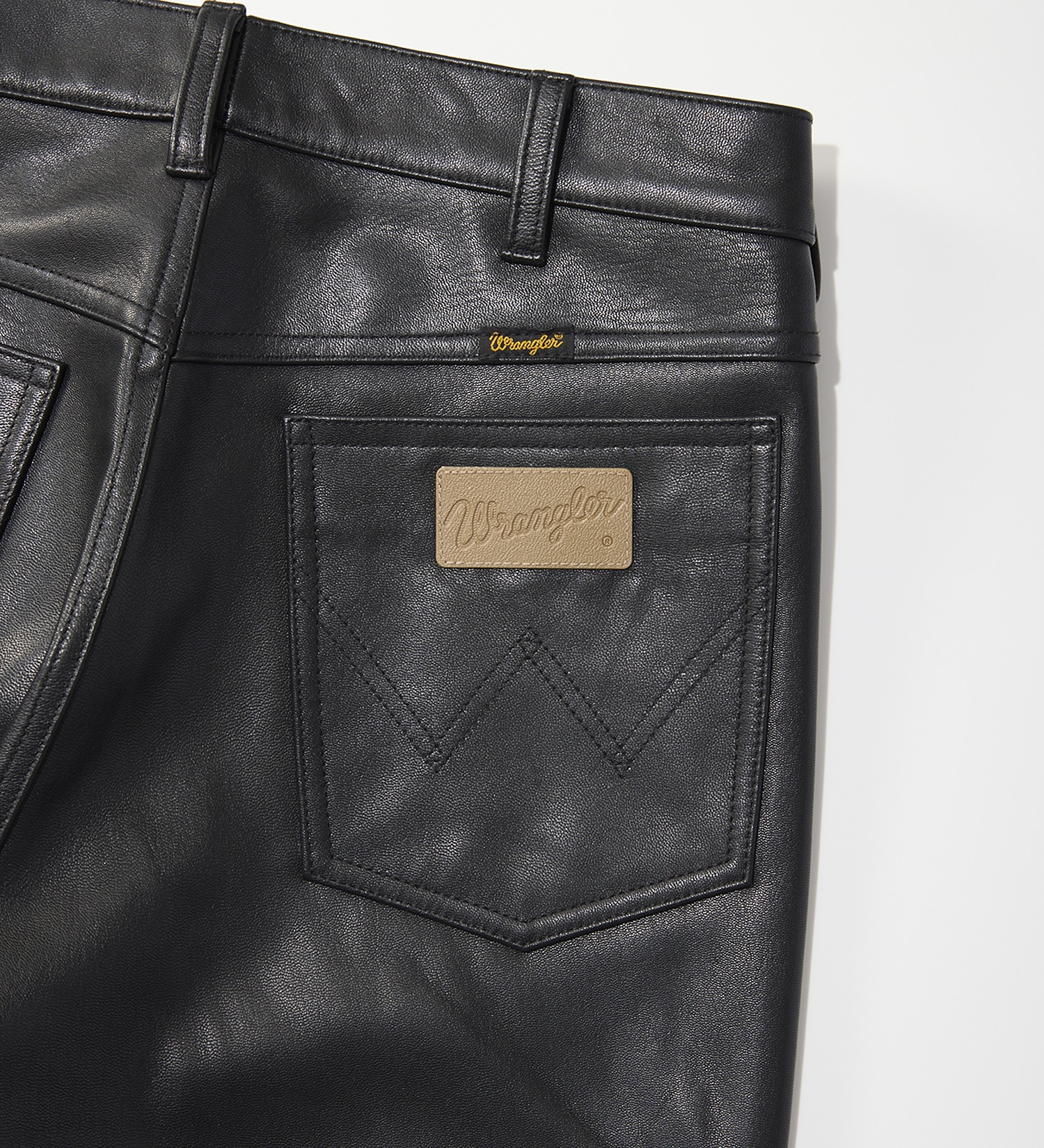 Wrangler(ラングラー)の77MWZ LEATHER【ゴートレザー】/フレアーパンツ|パンツ/パンツ/メンズ|ブラック