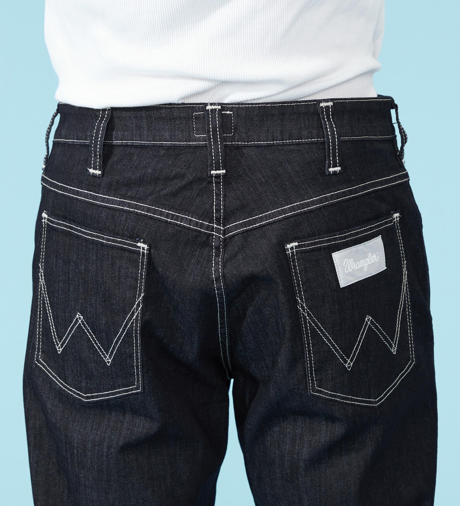 Wrangler(ラングラー)の【おまとめ割】【涼】吸汗速乾 ストレートデニムパンツ 夏用/梅雨も快適/ビジカジ|パンツ/デニム/ジーンズパンツ/メンズ|インディゴブルー