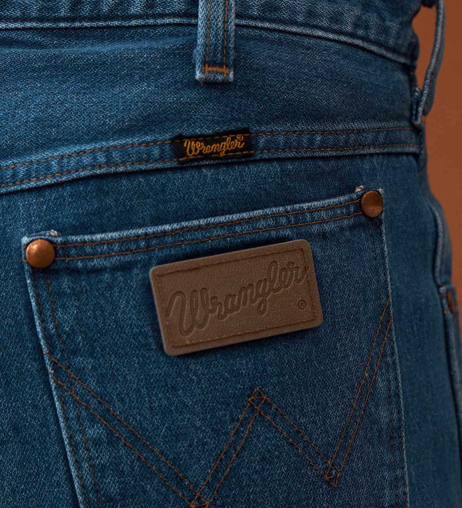 Wrangler(ラングラー)の13MWZ　ストレートデニムパンツ加工|パンツ/デニム/ジーンズパンツ/メンズ|中色ブルー