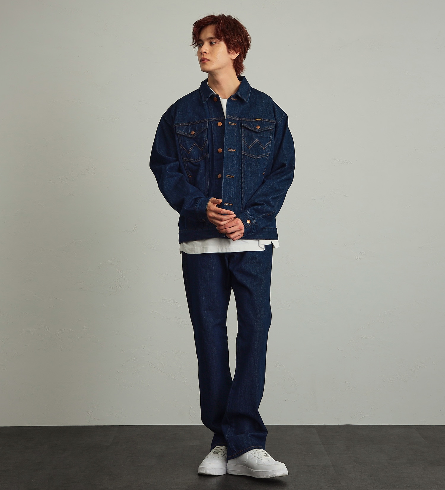 Wrangler(ラングラー)の【試着対象】TRUCKER JACKET/デニムジャケット|ジャケット/アウター/デニムジャケット/メンズ|インディゴブルー