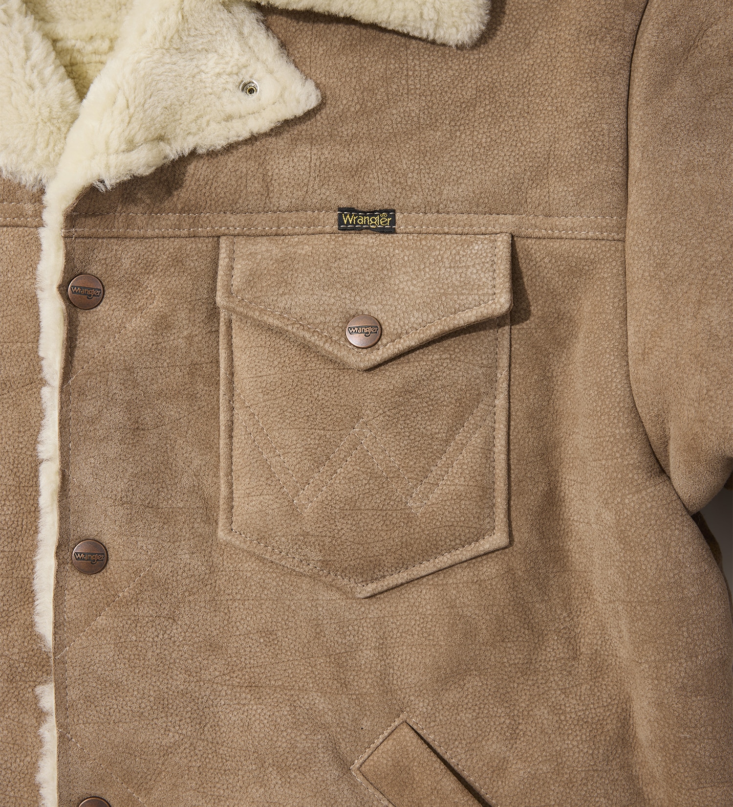 Wrangler(ラングラー)の【試着対象】WRANGE COAT MOUTON|ジャケット/アウター/コート/メンズ|ベージュ