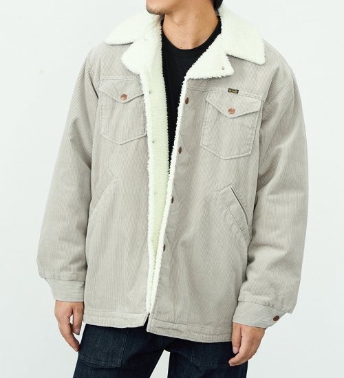 Wrangler(ラングラー)の【OUTER FAIR 10％OFF】【ユニセックス】【秋冬】 コーデュロイ ボアランチコート|ジャケット/アウター/コート/メンズ|サンドグレー