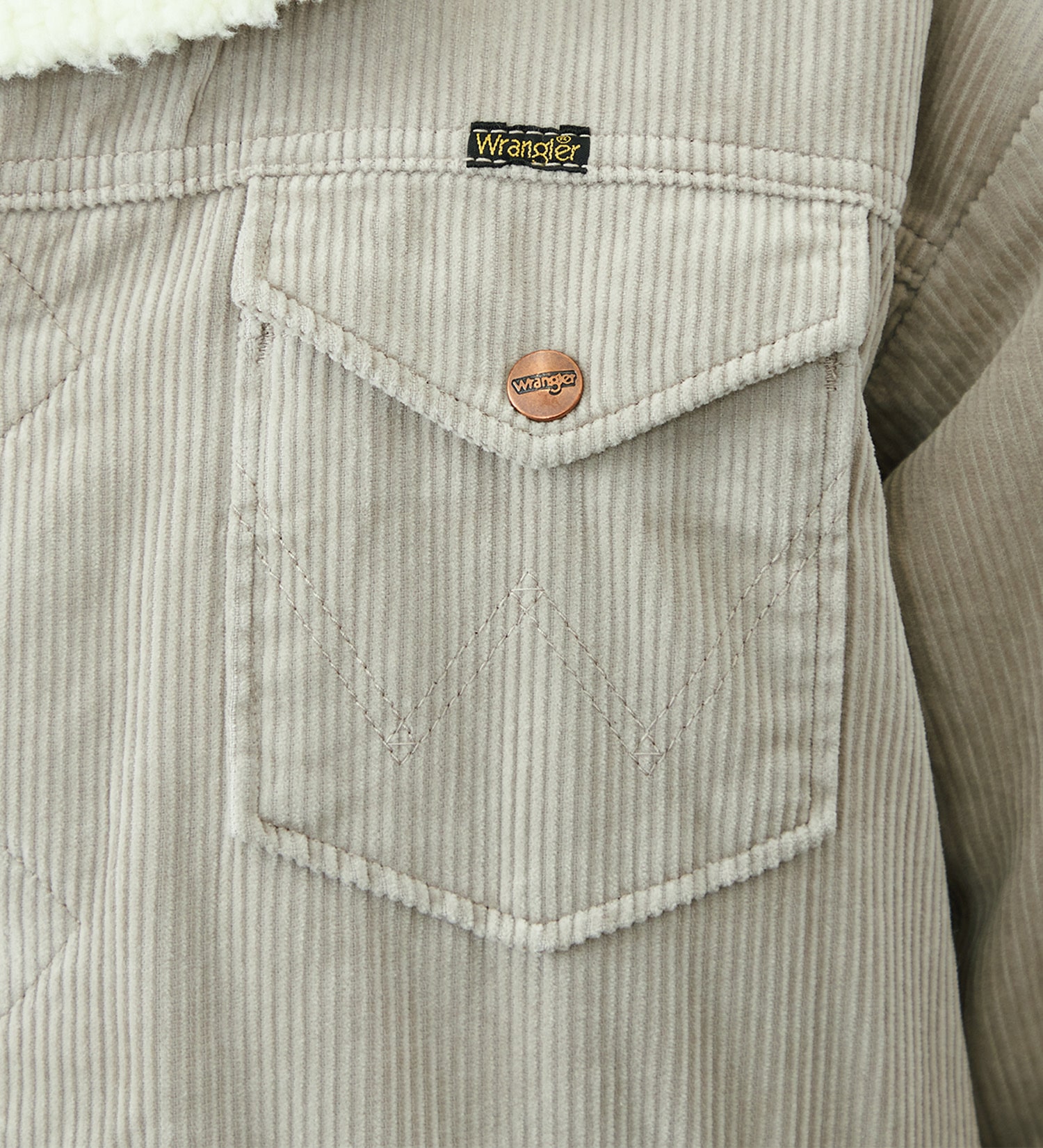 Wrangler(ラングラー)の【OUTER FAIR 10％OFF】【ユニセックス】【秋冬】 コーデュロイ ボアランチコート|ジャケット/アウター/コート/メンズ|サンドグレー