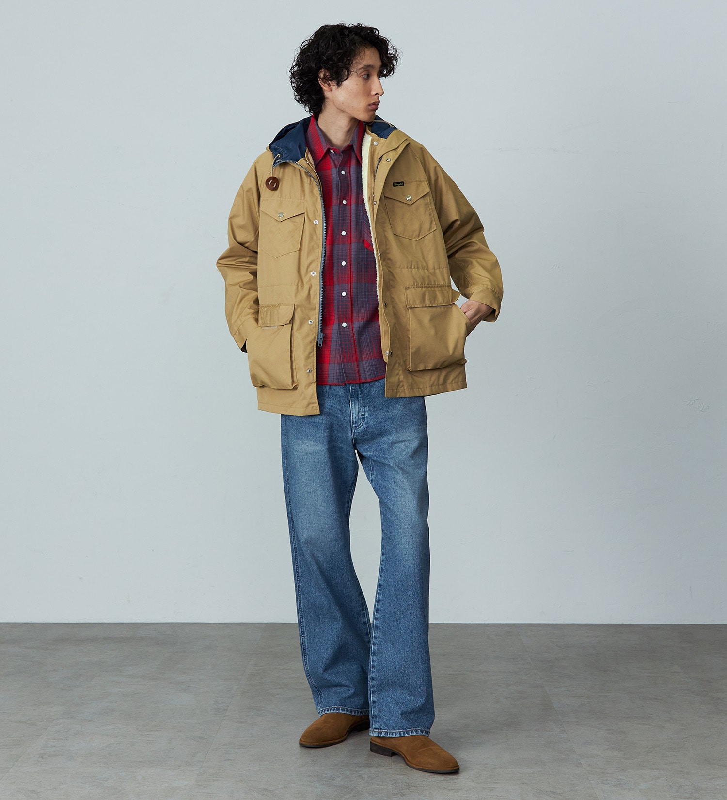 【WINTER SALE】WRANGLER カウボーイカット ストレートデニムパンツ