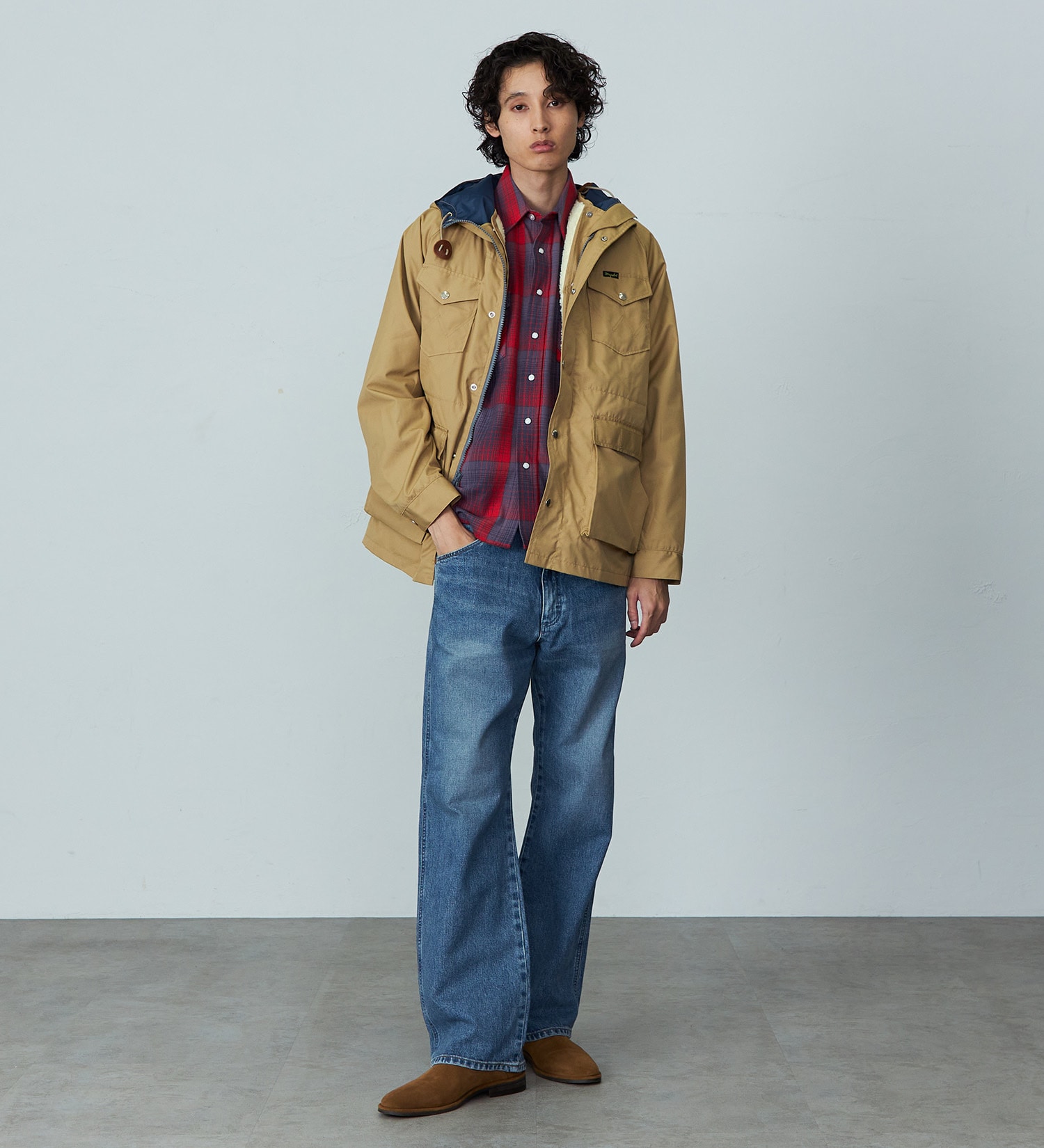 【WINTER SALE】WRANGLER カウボーイカット ストレートデニムパンツ