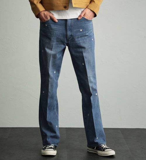 Wrangler(ラングラー)の【サマーセール】フレアデニムパンツ（Long Length）|パンツ/デニムパンツ/メンズ|中色ブルー2
