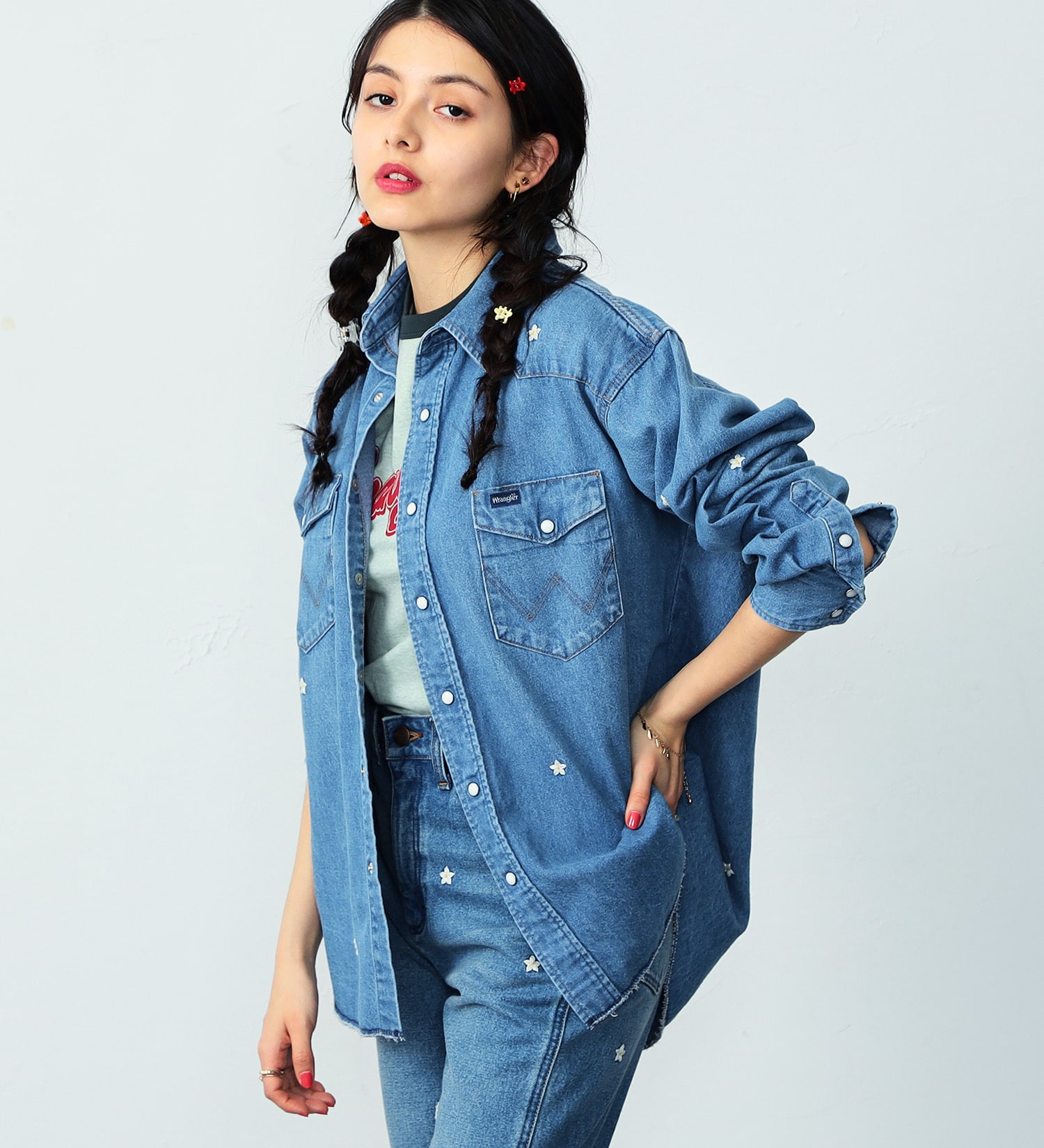 Wrangler(ラングラー)の【NewJeans着用】SPUR3月号掲載アイテム US ORIGINALS/127MW デニムシャツ|トップス/シャツ/ブラウス/メンズ|その他