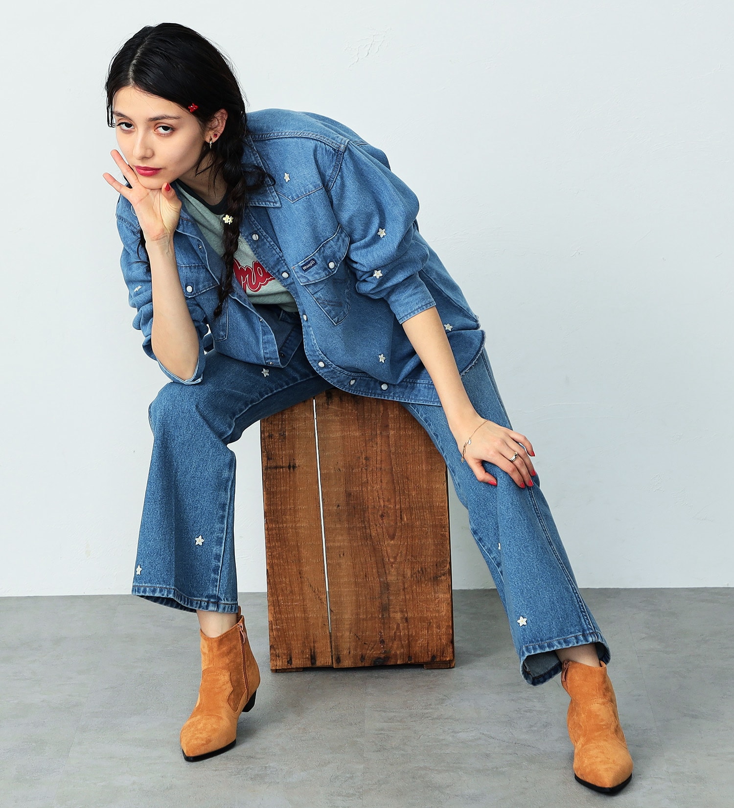 Wrangler(ラングラー)の【NewJeans着用】SPUR3月号掲載アイテム US ORIGINALS/127MW デニムシャツ|トップス/シャツ/ブラウス/メンズ|その他