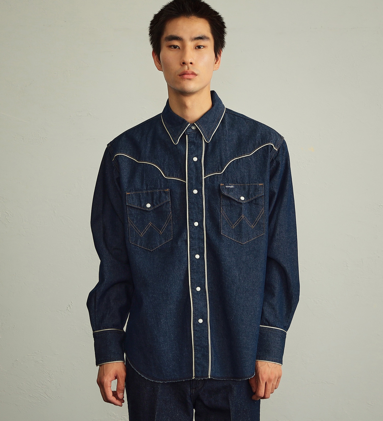 買う 激安 【ラングラー公式】127MW ウエスタンヨークシャツ Wrangler