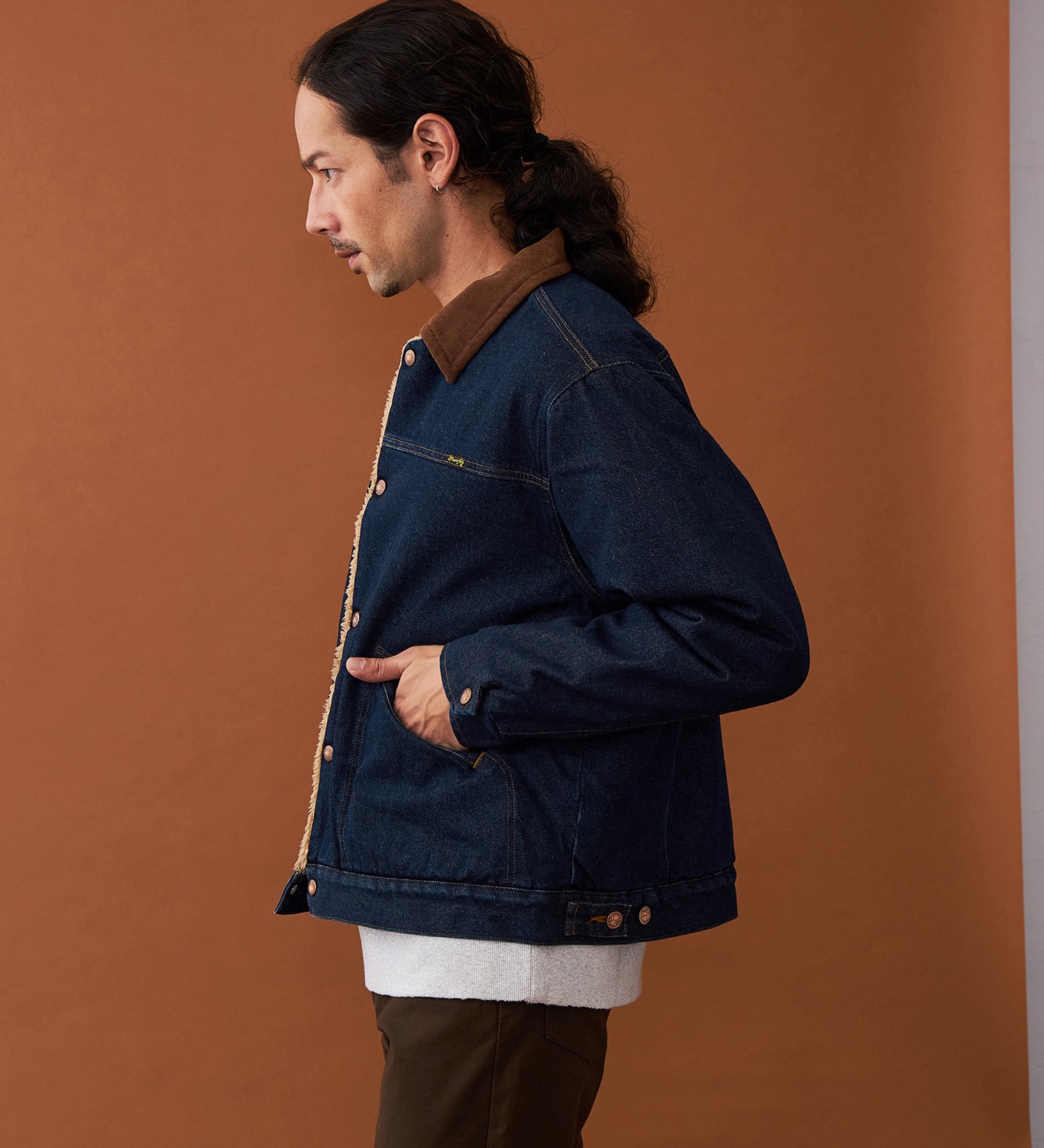 Wrangler(ラングラー)の【試着対象】Wrangler BOAデニムジャケット 227MJL|ジャケット/アウター/デニムジャケット/メンズ|インディゴブルー