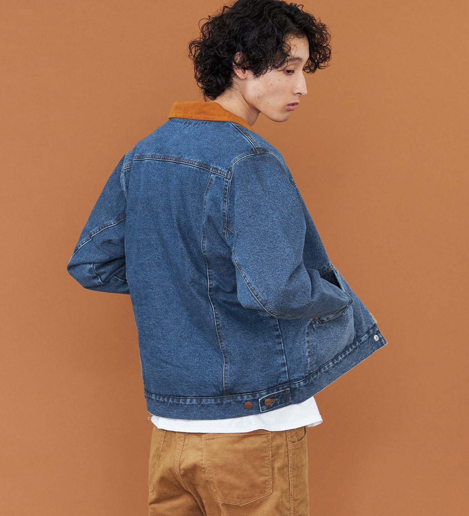 Wrangler(ラングラー)の【試着対象】Wrangler BOAデニムジャケット 227MJL|ジャケット/アウター/デニムジャケット/メンズ|中色ブルー